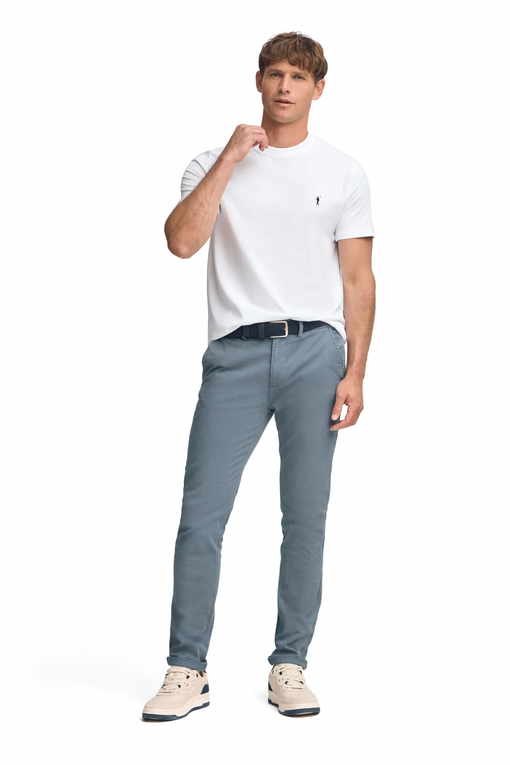 Polo Club Camisetas Hombre 100% Algodón Casual T-Shirt Cuello Redondo