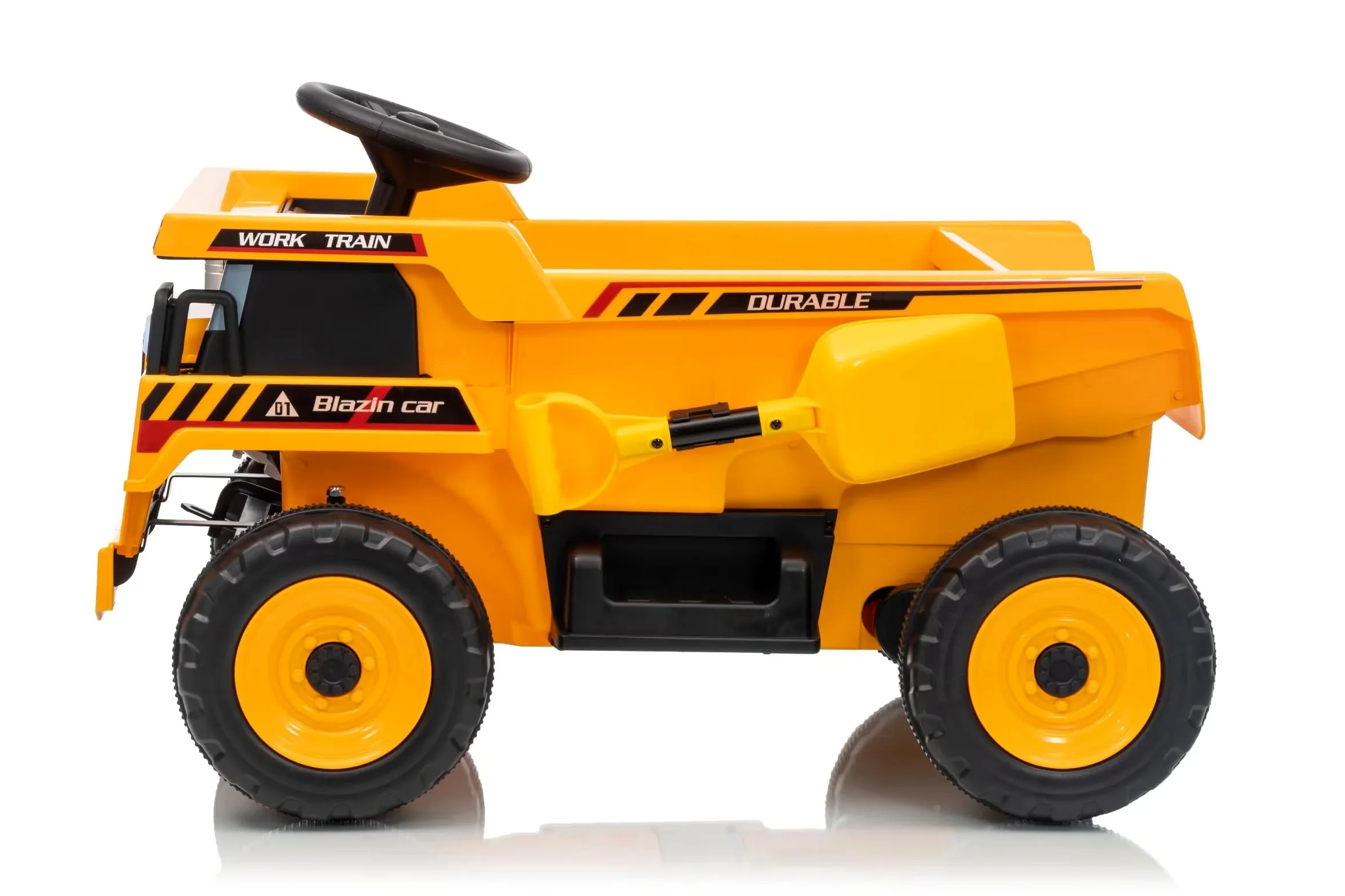 Camión Volquete Eléctrico Infantil 12V ATAA Sand con Mando Remoto | Amarillo – Música, Bluetooth y luces LED