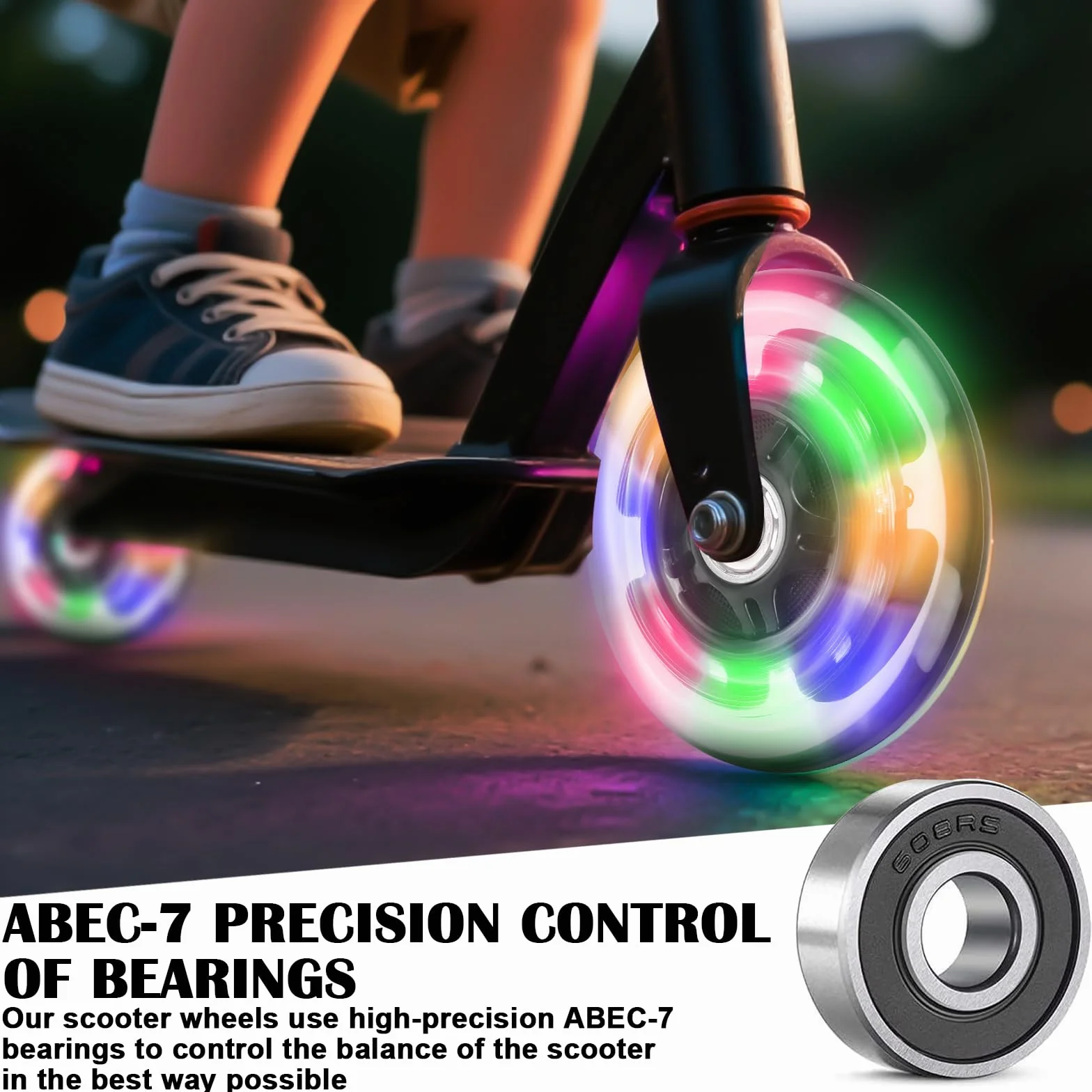 Ruedas de repuesto para scooter 120 mm 80 mm 4 ruedas acrobacias