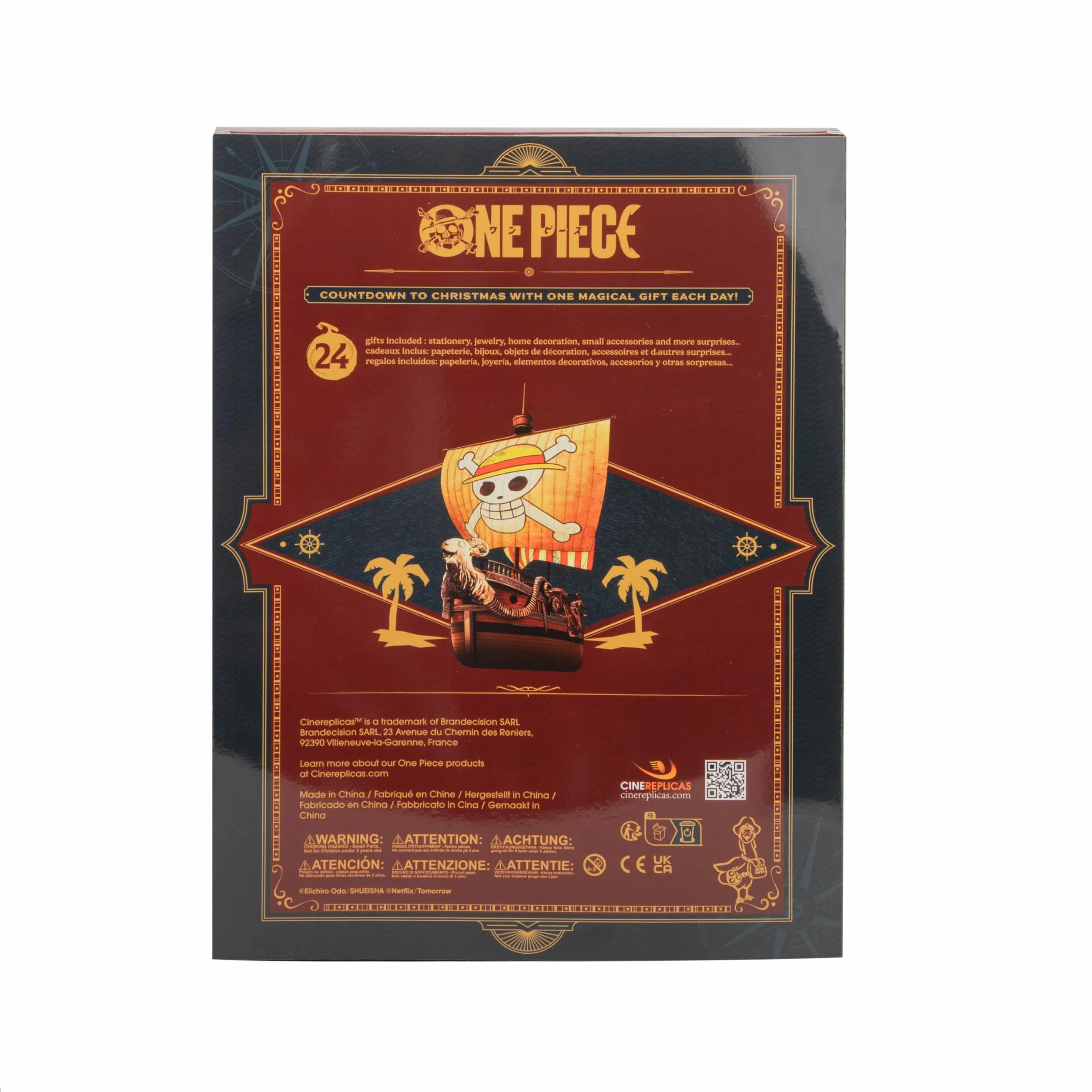 Cinereplicas - One Piece Calendario de Adviento 2024 - Licencia Oficial