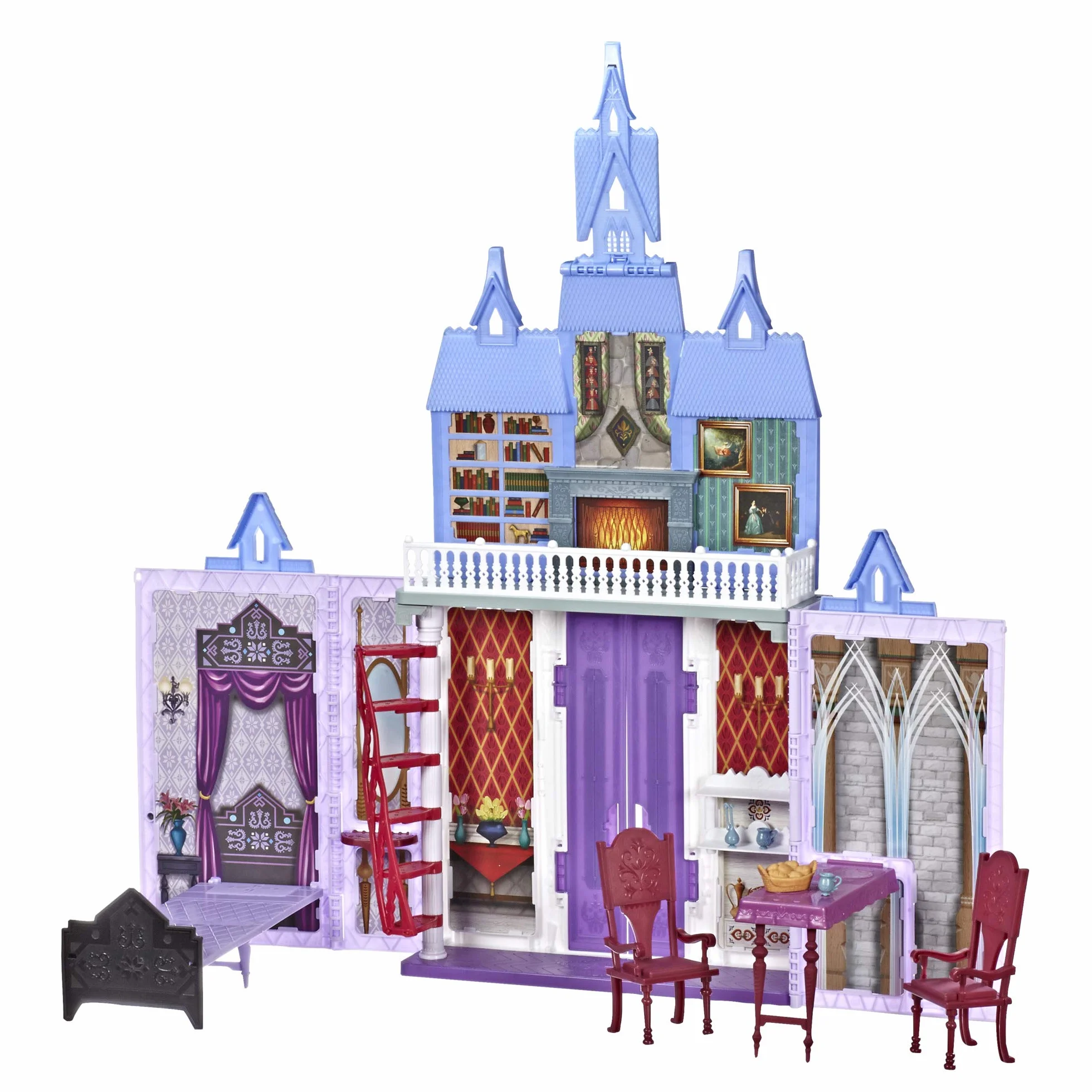 Disney Frozen - Castillo de Arendelle portátil - Juguete Inspirado en Frozen 2 de Disney - para niños y niñas de 3 años en adelante