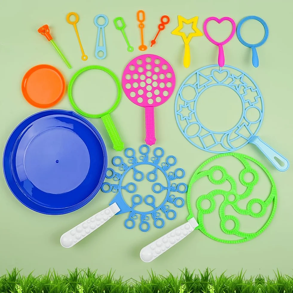 OSDUE 30PCS Kit de Soplado de Burbujas, Kit de Burbujas de Jabón, kit de Burbujas para Niños, Kit de Burbujas Creativo, Adecuado para Actividades al Aire Libre, Fiestas de Cumpleaños,Juegos Infantiles