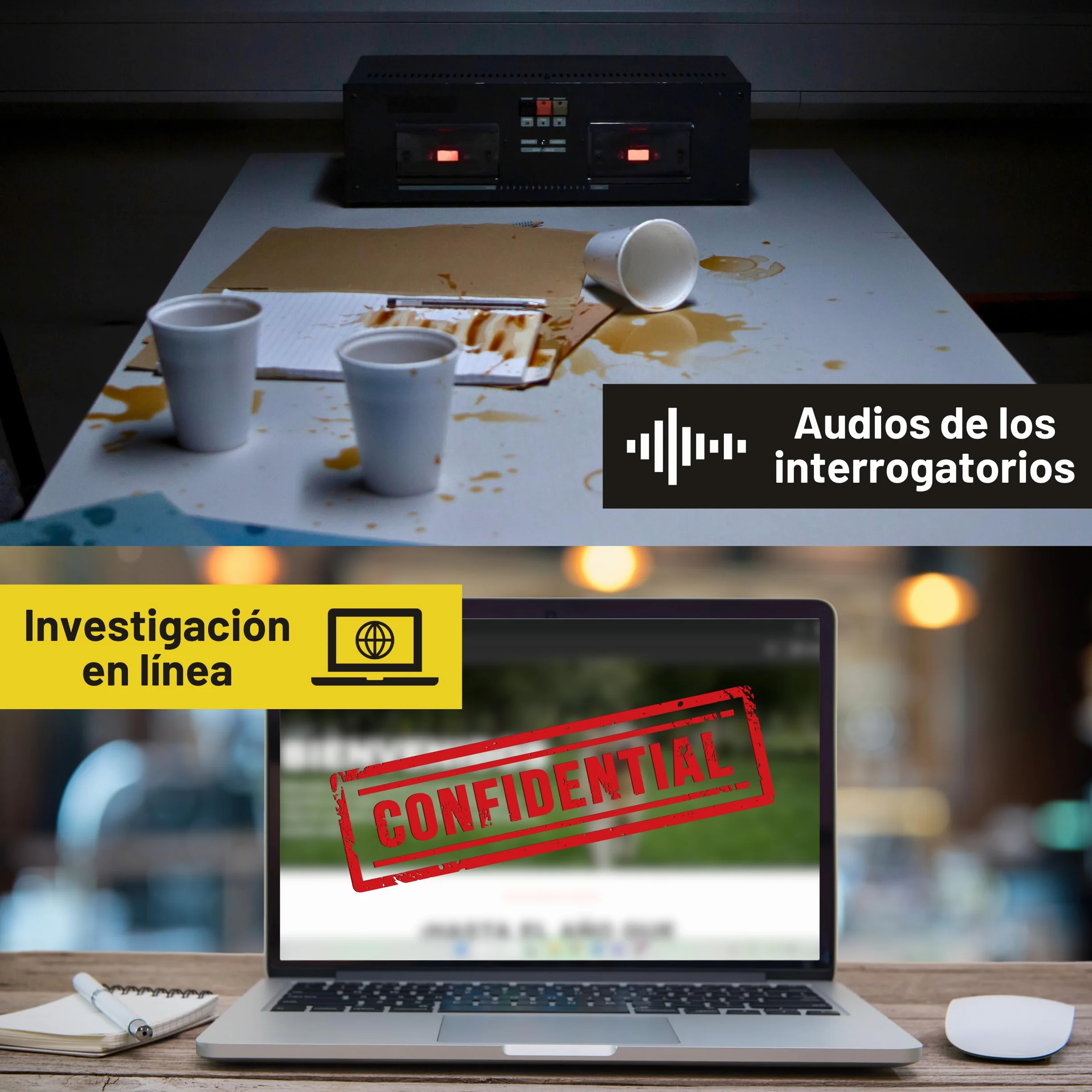 Caso 1: El Crimen de Los Álamos. Juegos de Mesa Adulto, Caso Policial para Resolver Misterio en Casa, Escape Room Juego de Mesa Resuelve el Crimen como Detective.
