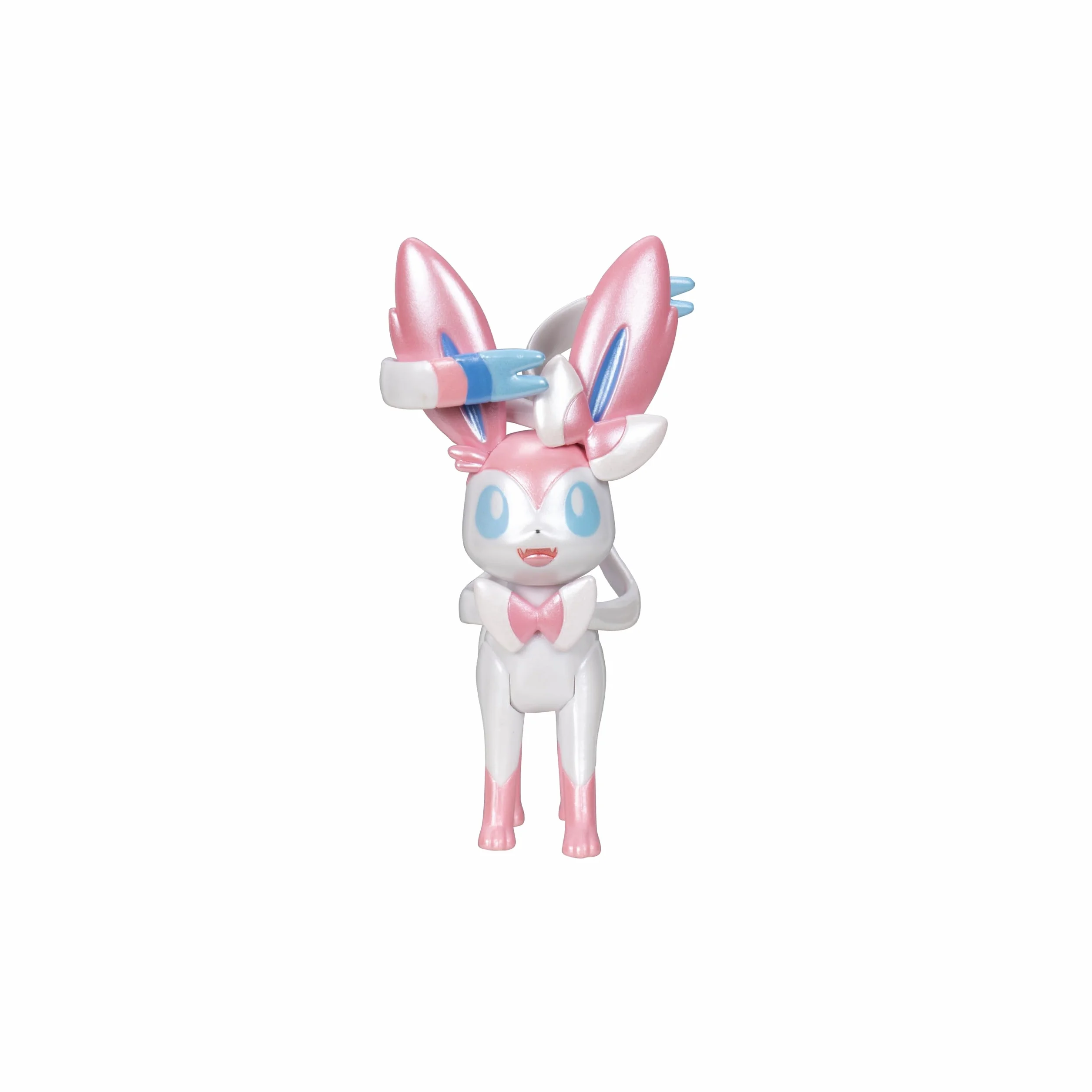 Pokémon Pack evolución Select - Incluye una Figura Eevee de 5 cm, además de Las Figuras de Batalla Leafeon, Glaceon y Sylveon de 7,5 cm, con Acabado Exclusivo