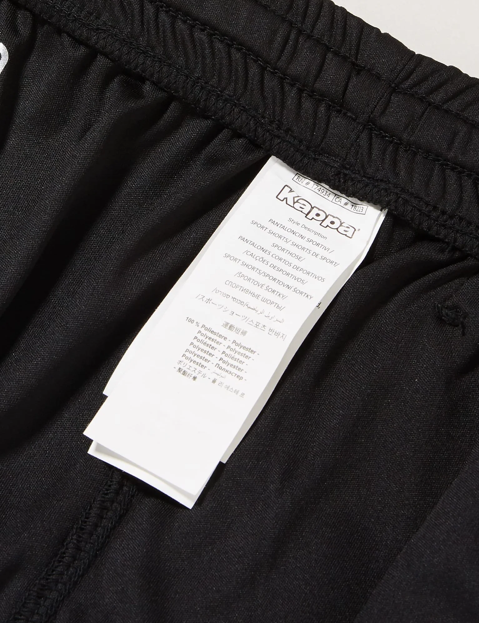 Kappa Pantalones Cortos Unisex niños Logo Zenio
