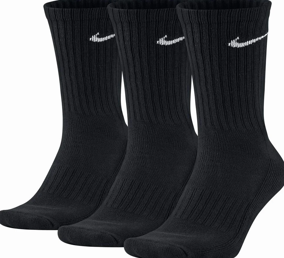 Nike 3PPK Value Cotton Crew Calcetines para Hombre Pack 3 Pares