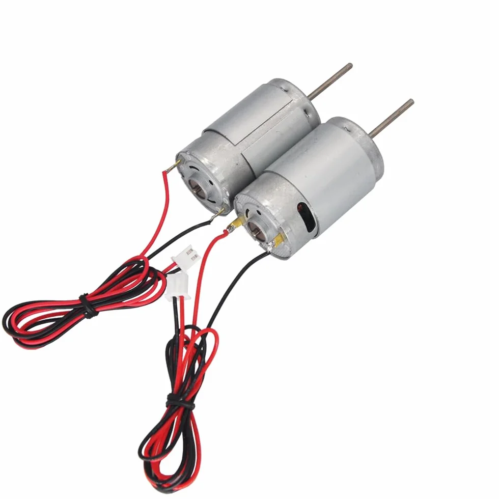 Propulsor submarino 390 de 6 V-12 V con motor incorporado y cable, 13000 RPM, for barco de pesca RC con cebo, resistente al agua.(1pair XH2.54mm Plug)