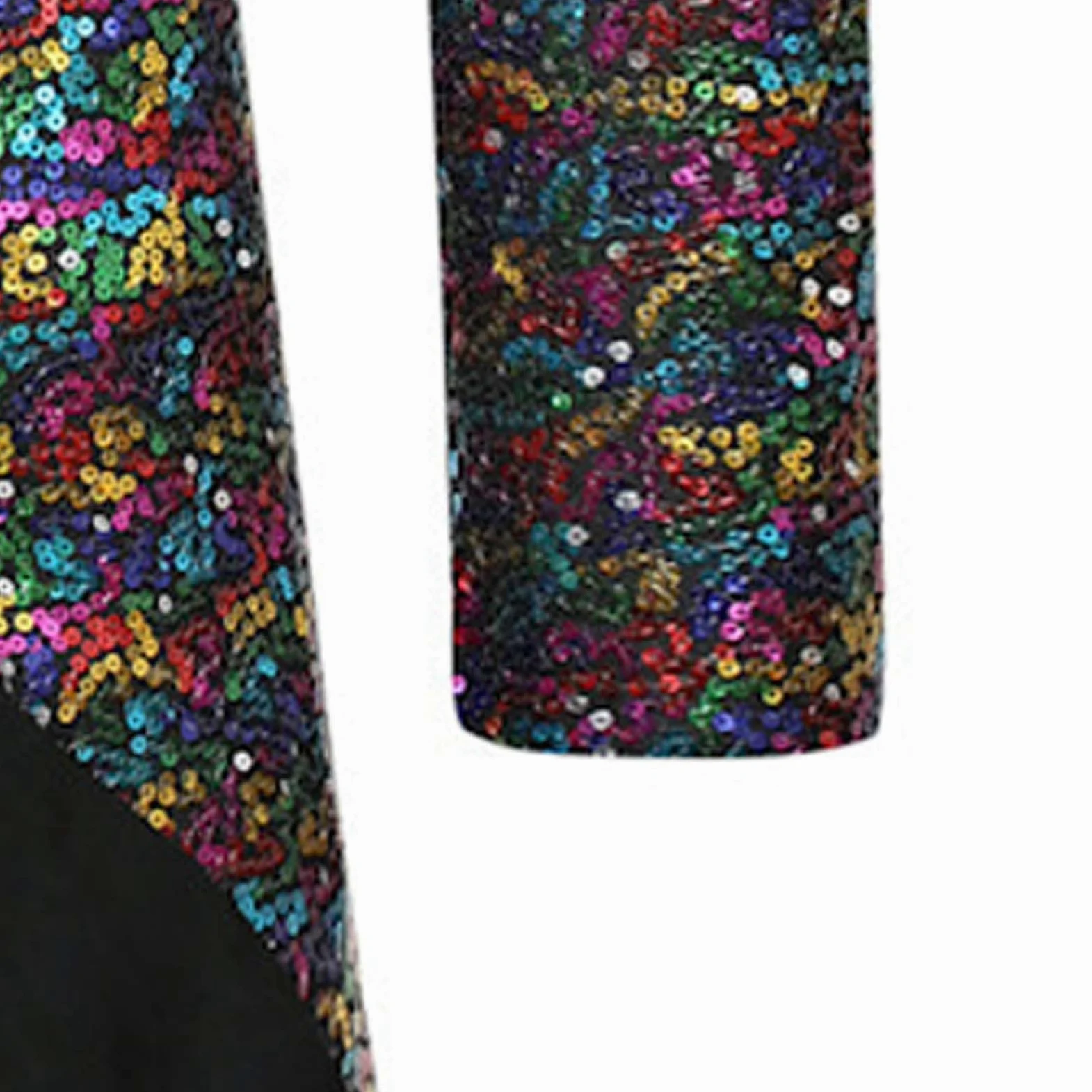 Generisch Disfraz de carnaval para hombre, estilo carnaval tendencia, abrigo especial con purpurina, cómodo, informal, suelto, para comercio exterior