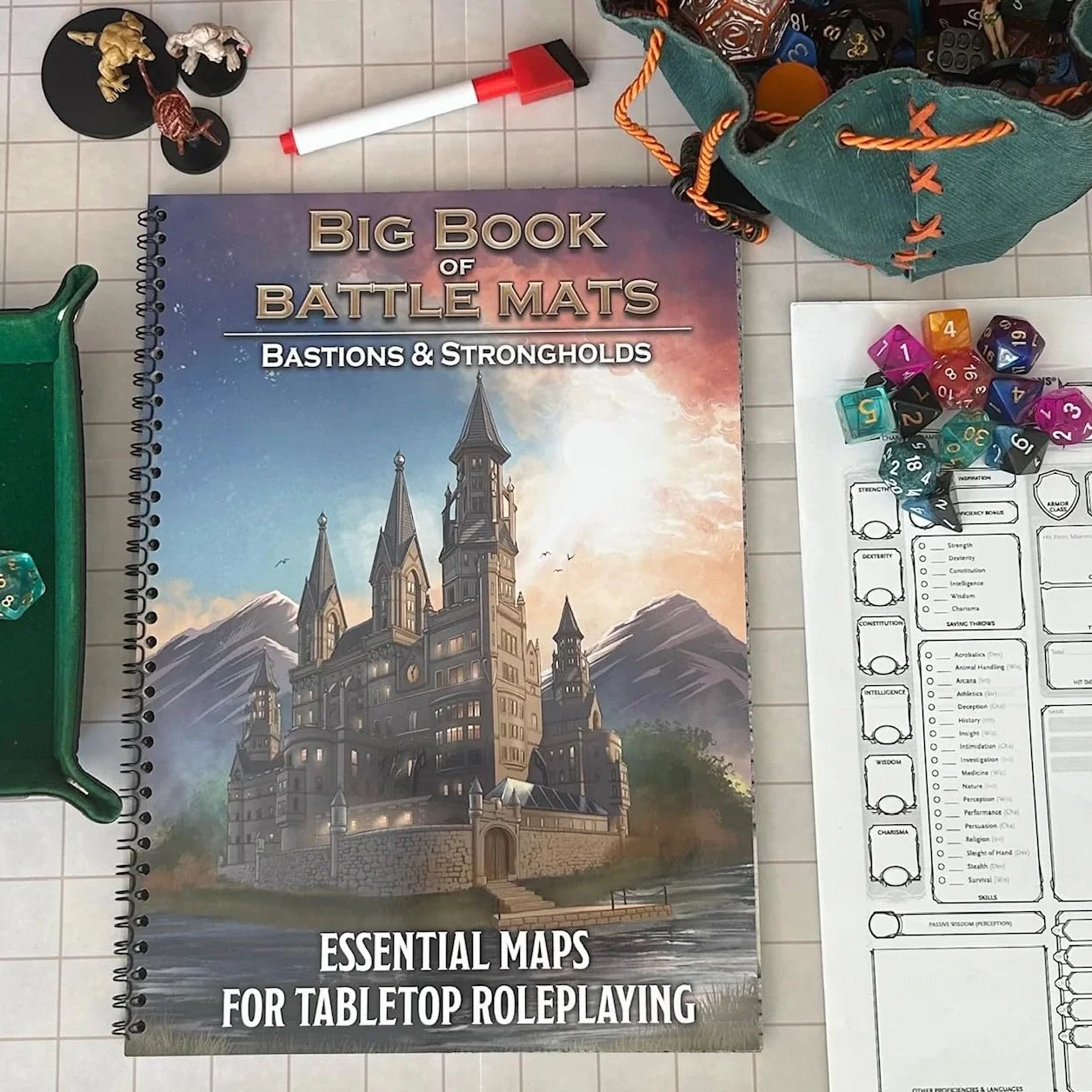Loke BattleMats | Bastions yStrongholds | para Juego de rol