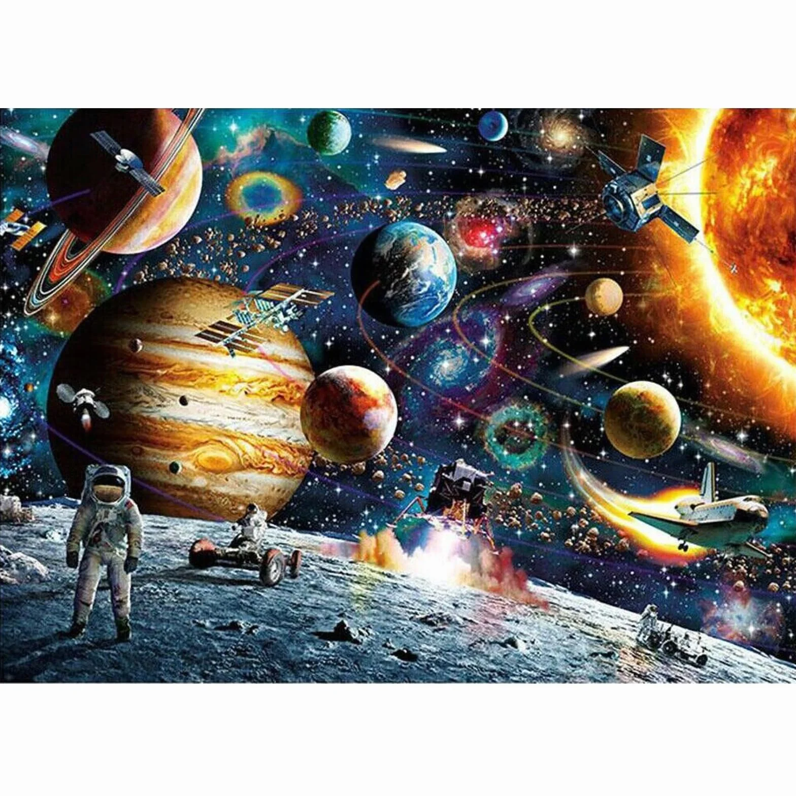 Puzzle de 1000 Piezas para Adultos, Viajero Espacial, Juego de Habilidad para Toda la Familia, para Adultos y Niños a Partir de 14 Años