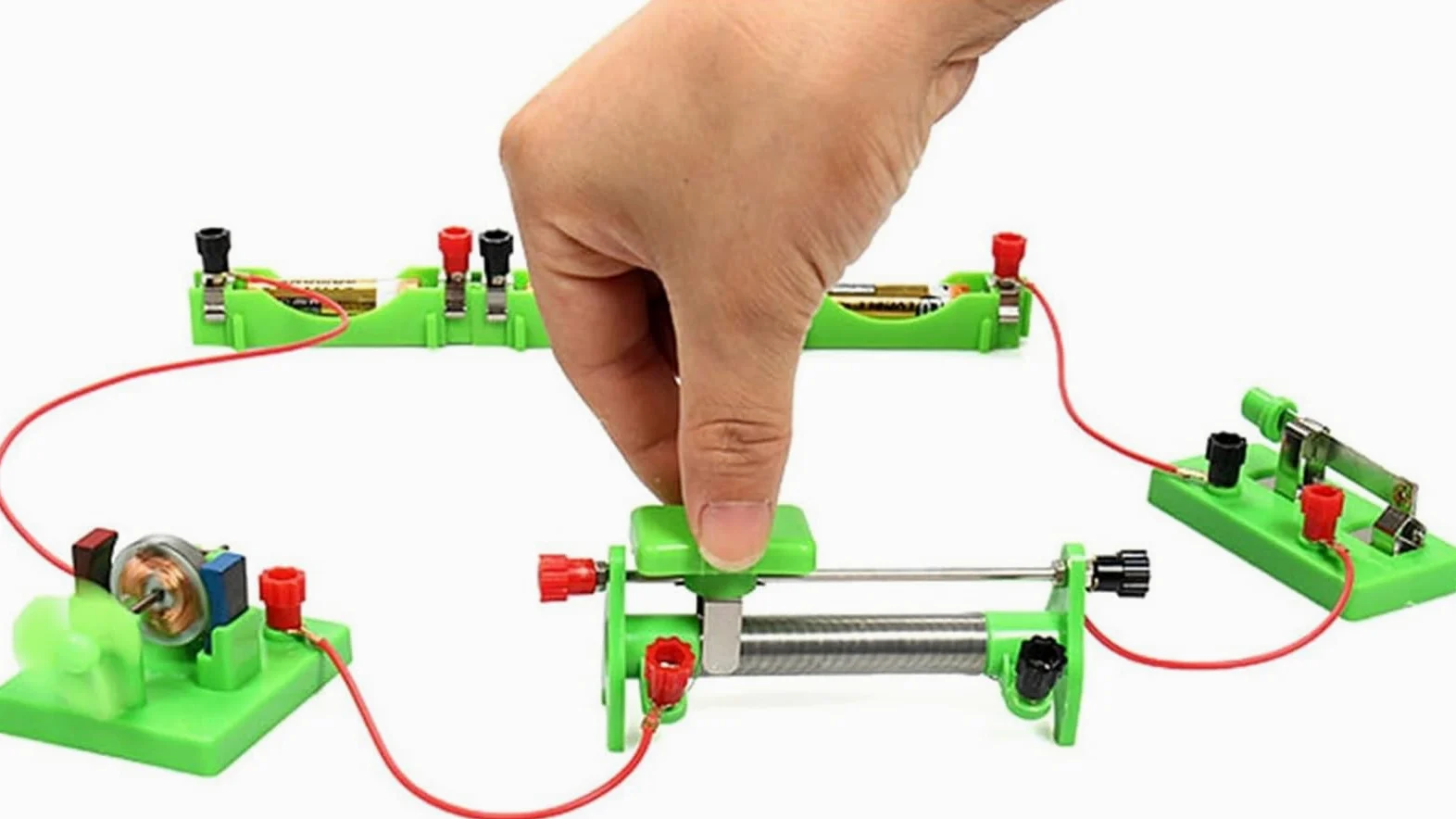Conjunto De Aparatos De Laboratorio De Física General, Kit De Herramientas De Plástico Multifuncional Para Experimentos Científicos, Caja De Equipos Integrales Para La Exploración Y Enseñanza De Prin