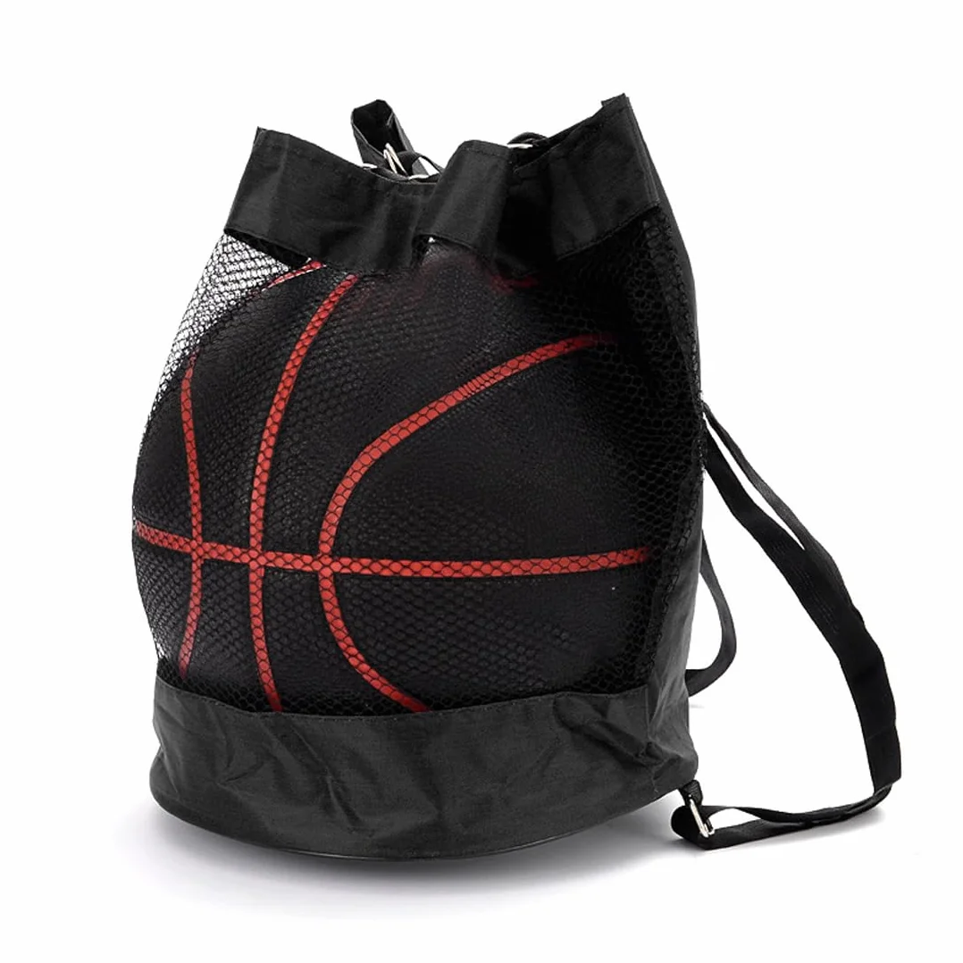 WeddHuis Bolsa de fútbol de malla portátil para deportes, playa, gimnasio