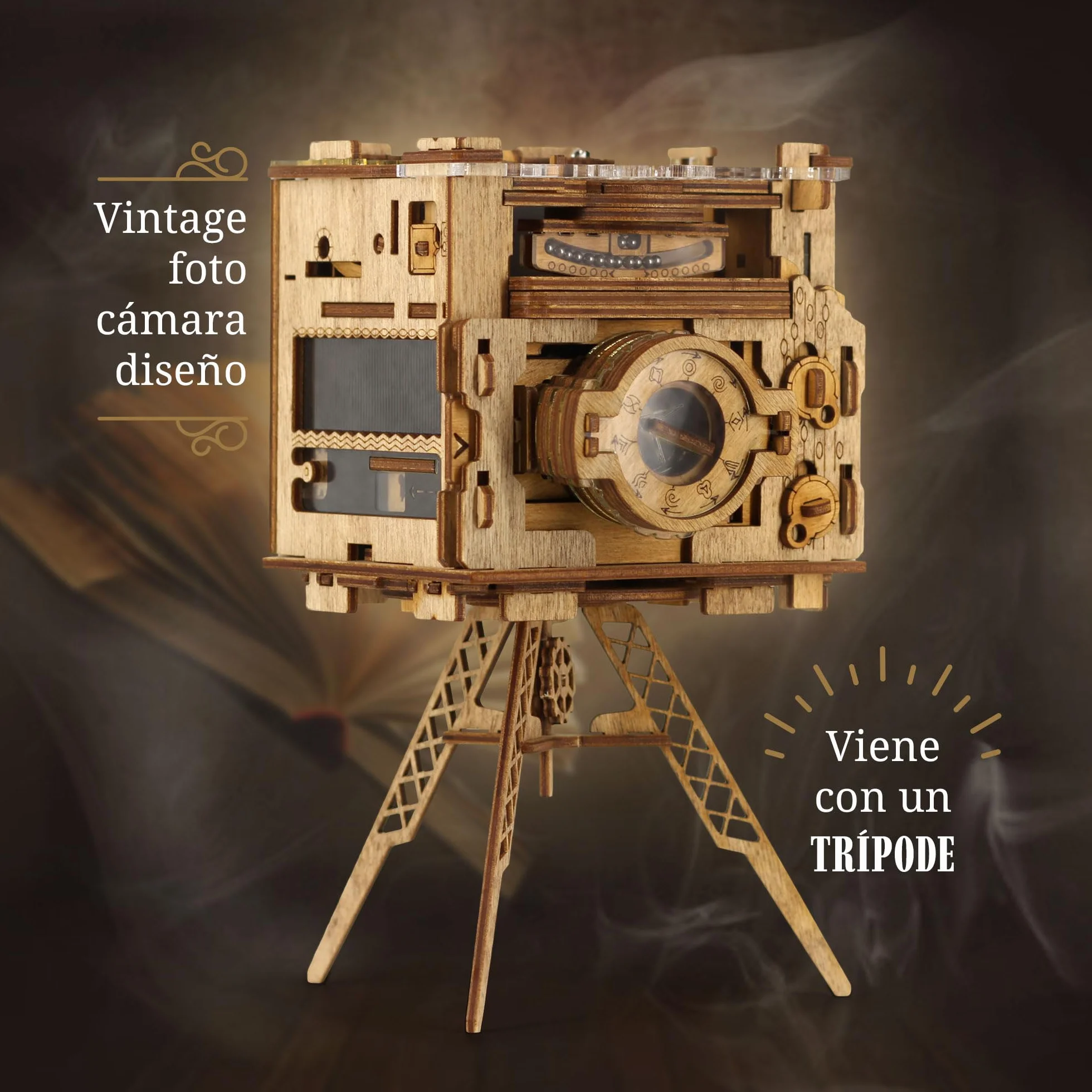 iDventure Cluebox Pro La Cámara de Sherlock Juego Escape Room Puzzle 3D Madera Caja Secreta Japonesa Regalo Original