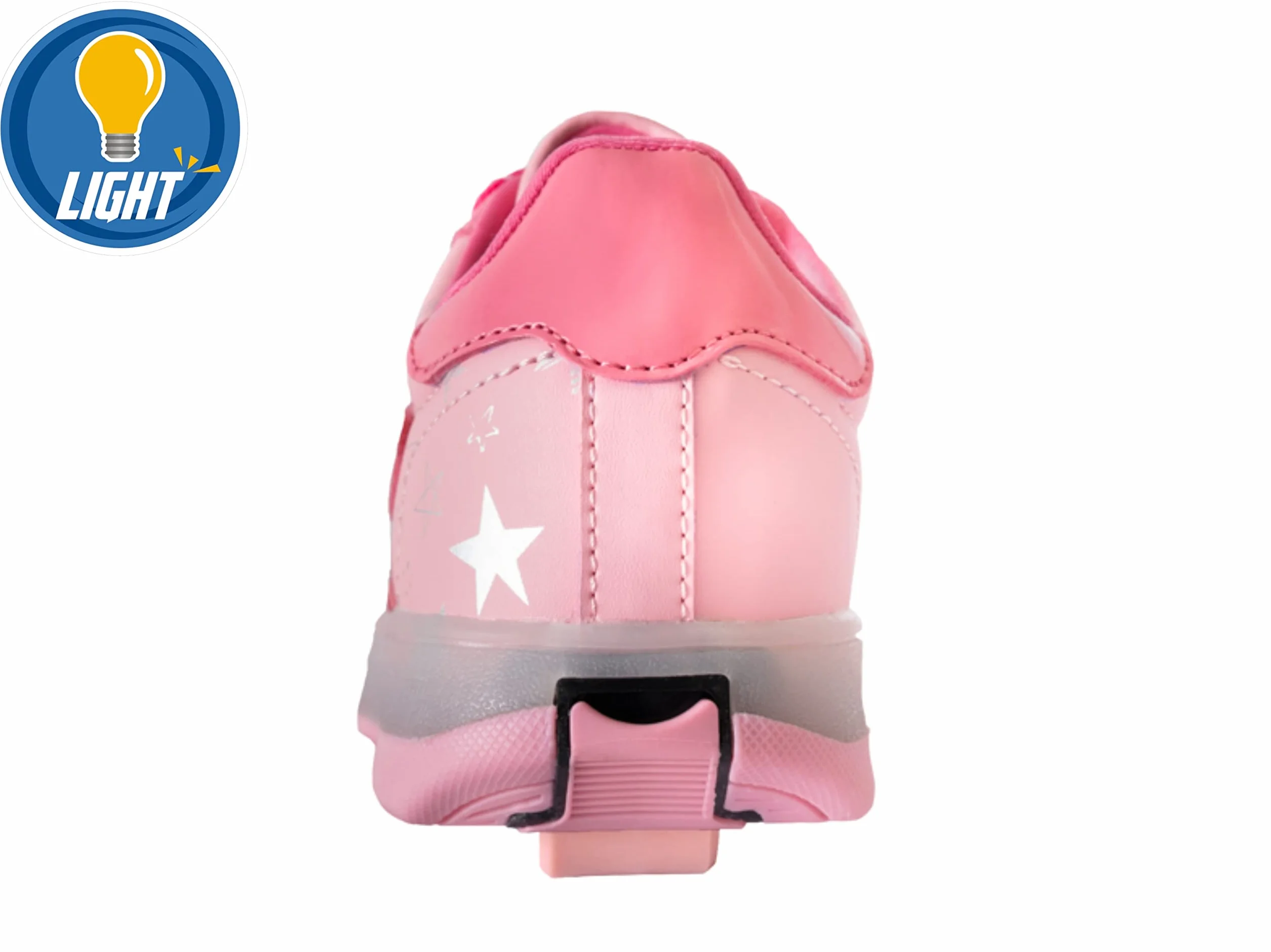 Breezy Rollers Zapatos con Luces y Ruedas Niñas, Zapatillas con Rueda Brillante Led
