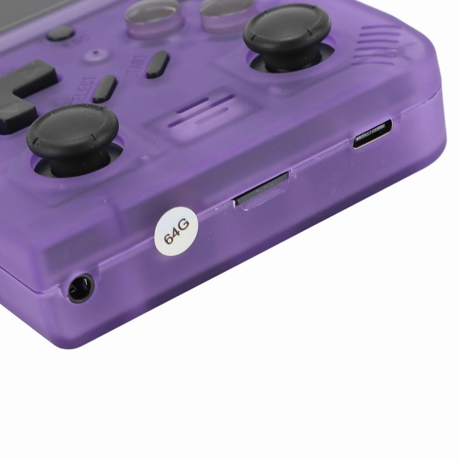 Acouto Consola de Juego Retro de Mano de 3.5 Pulgadas Consola de Videojuegos Portátiles con Joysticks 3D 64GB Tarjeta de Memoria Pequeña para Niños Naranja con 35 una Pantalla Completa OCA y Juego