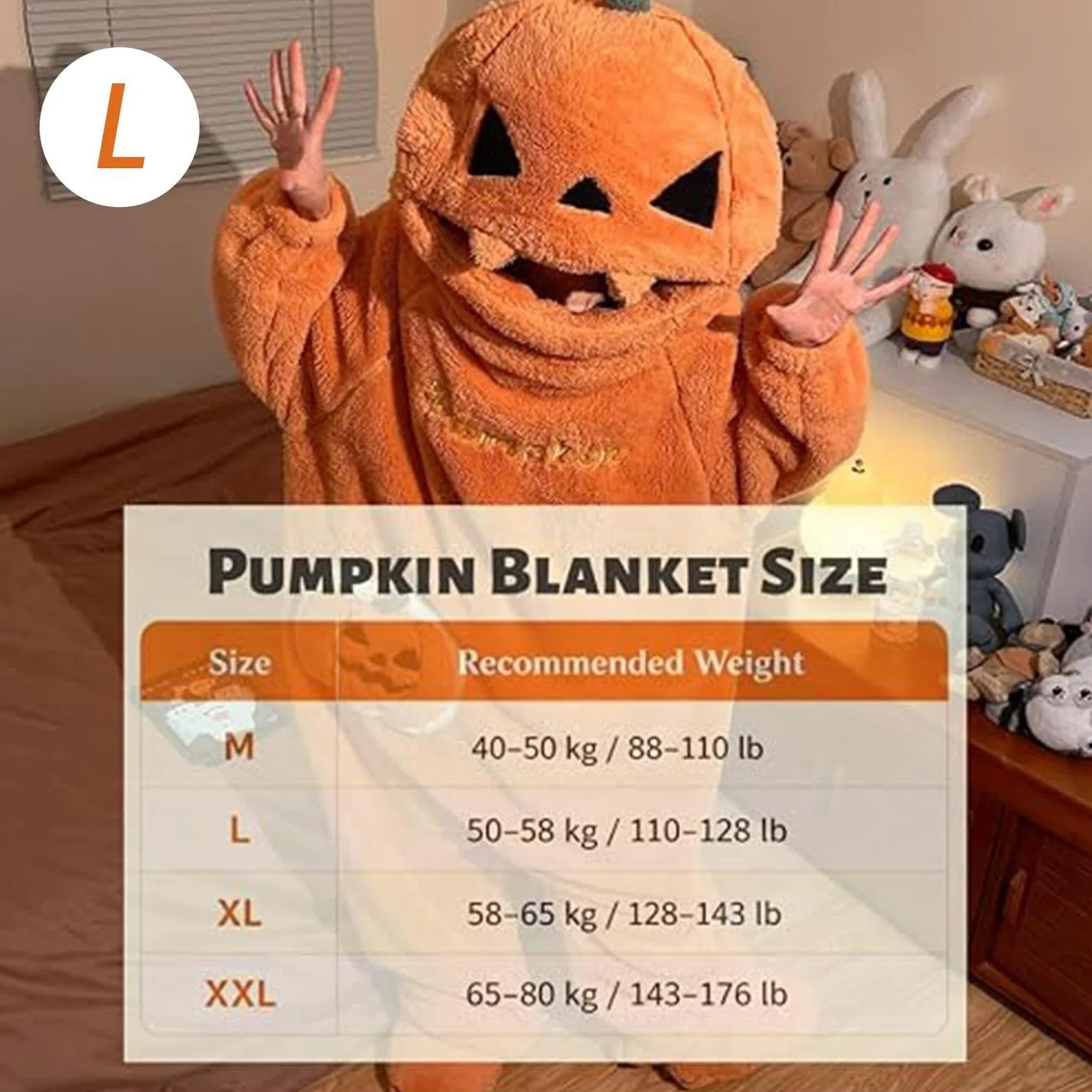 Disfraz de mono de calabaza de Halloween para adultos y niños | Pijama con capucha, manta calabaza suave, cálido, usable, disfraz Halloween sombrero calabaza, para fieste en casa cosplay