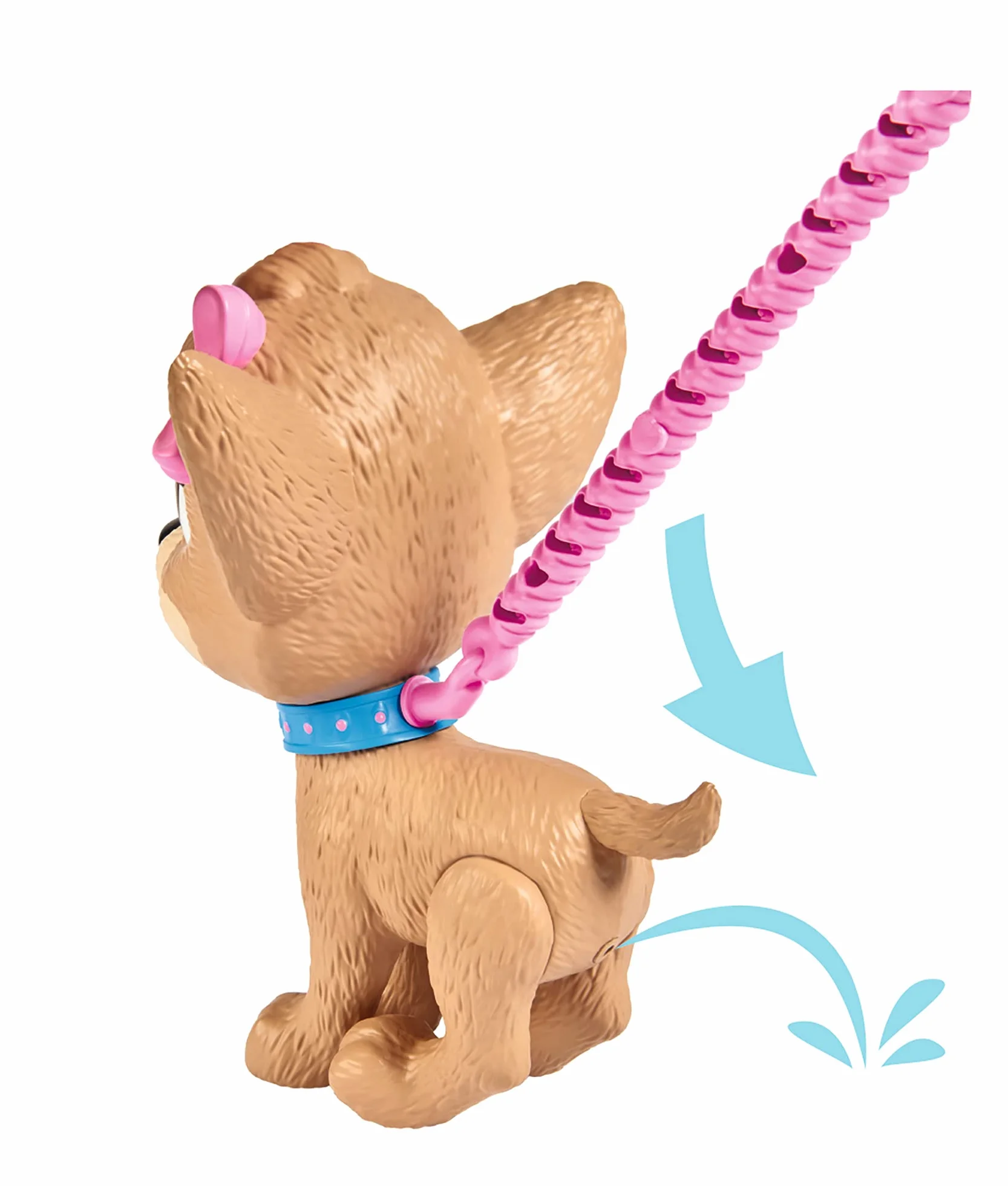 Simba 105893460 Chi Chi Love Pii Pii Puppy - Perro para pasear, Hace pipí, a Partir de 3 años, 20 cm