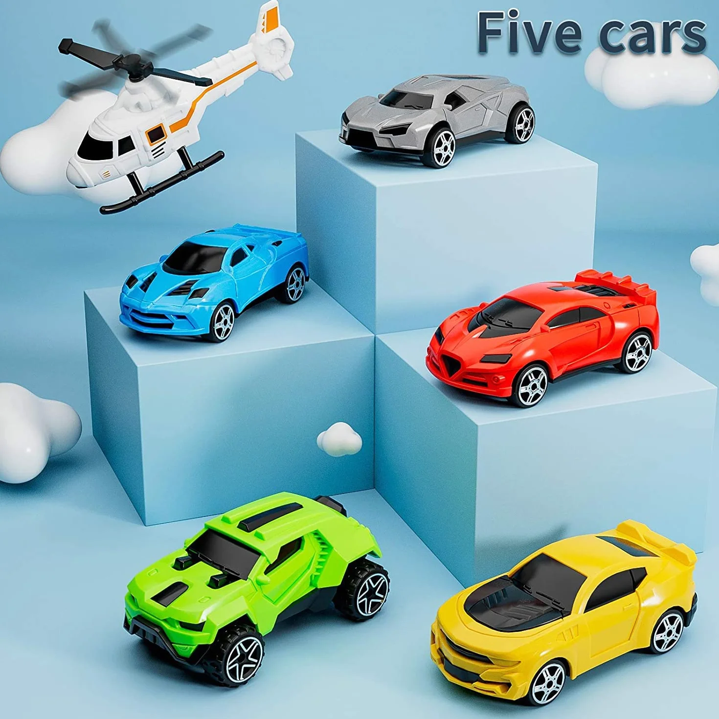 Avión de Transporte de Carga, Coches de Juguete, Regalo para Niños Mayores 3 Años