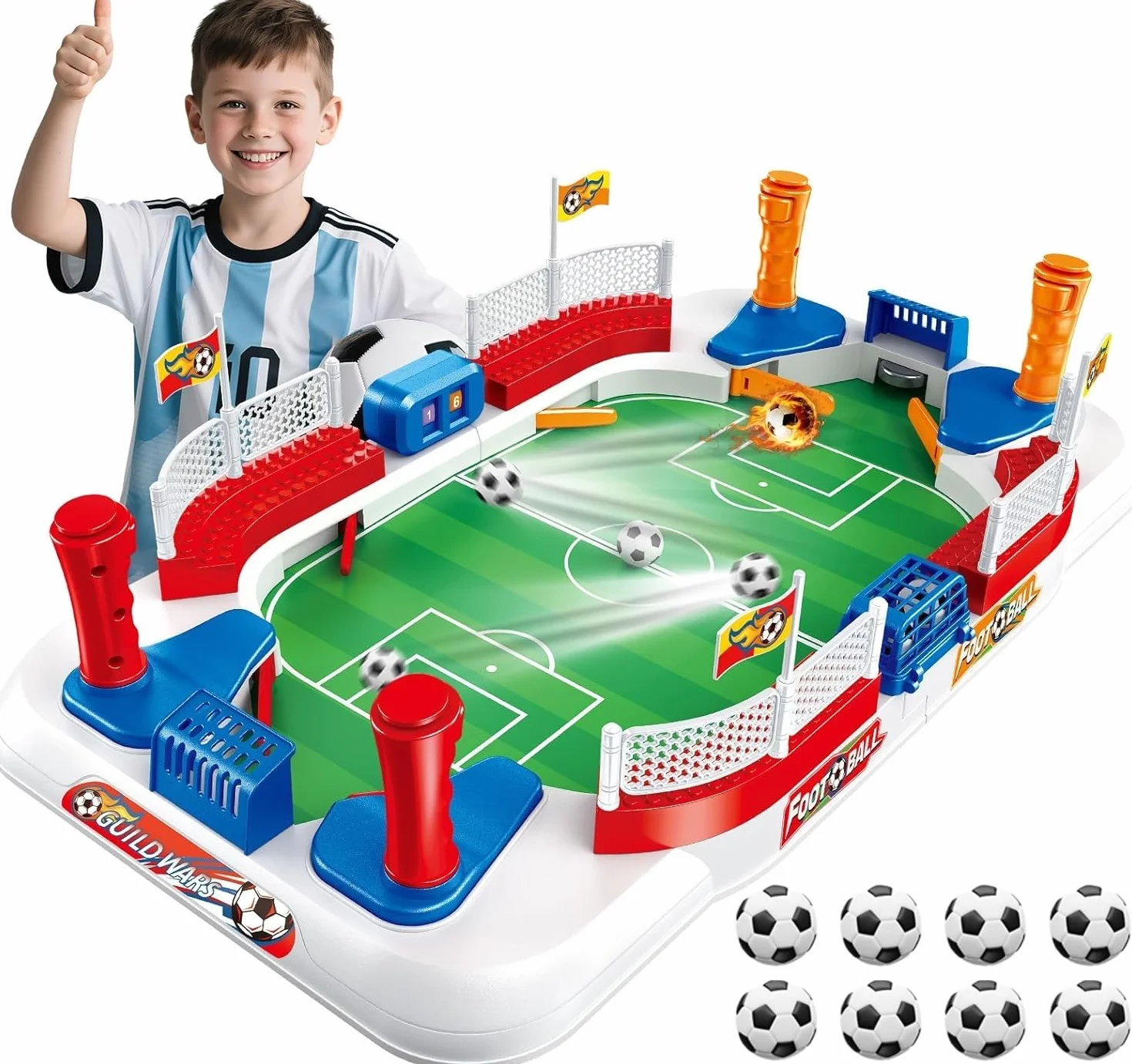 Futbolin para Niños 4-12 Años Juegos de Mesa Mini Futbol Regalo Copa del Mundo 2026