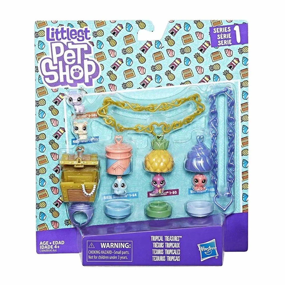 Hasbro PETSHOP Pack 5 Teensie et Bijoux - Objetos de la casa