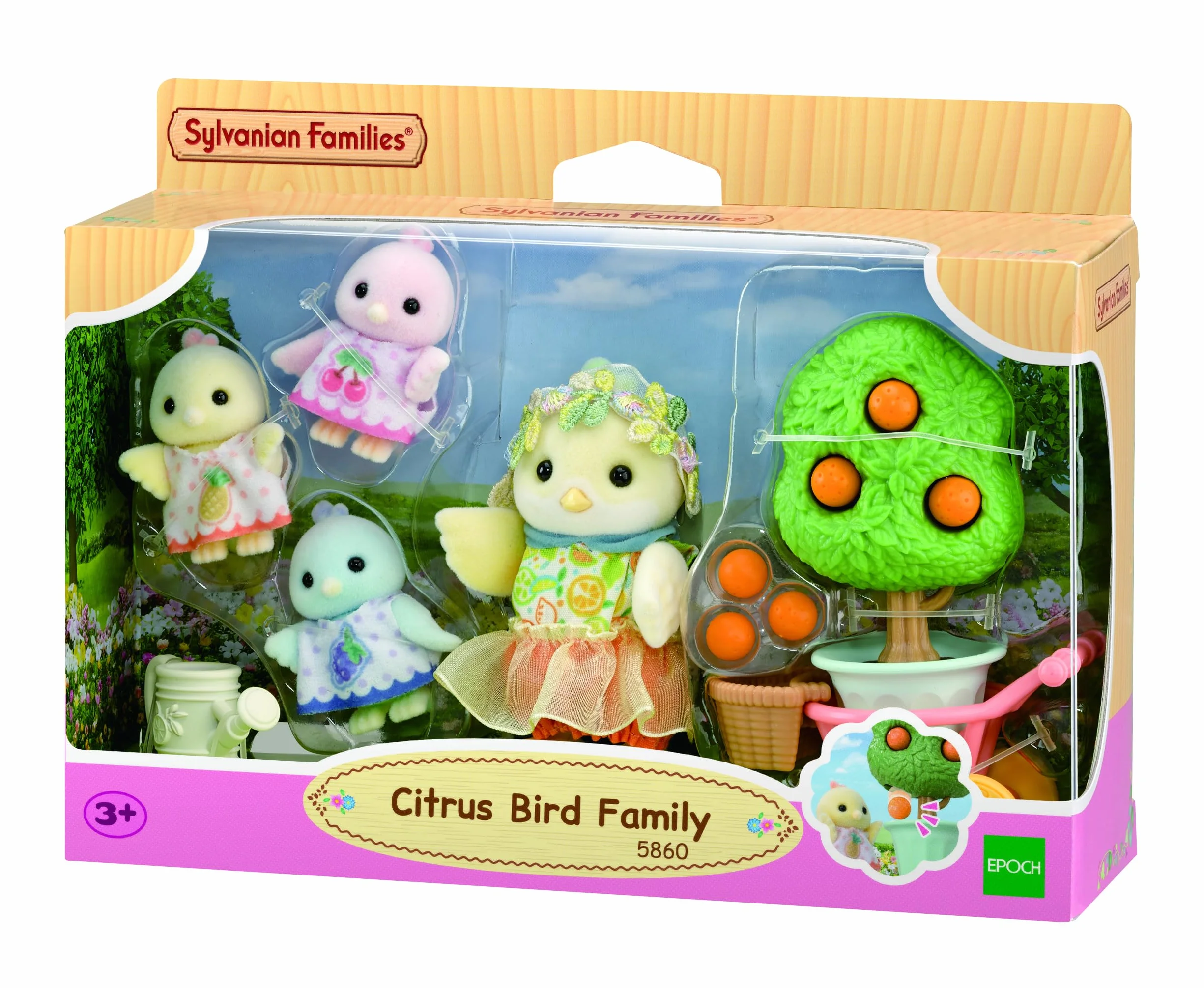 Sylvanian Families - 5860 Familia Pájaro Cítrico