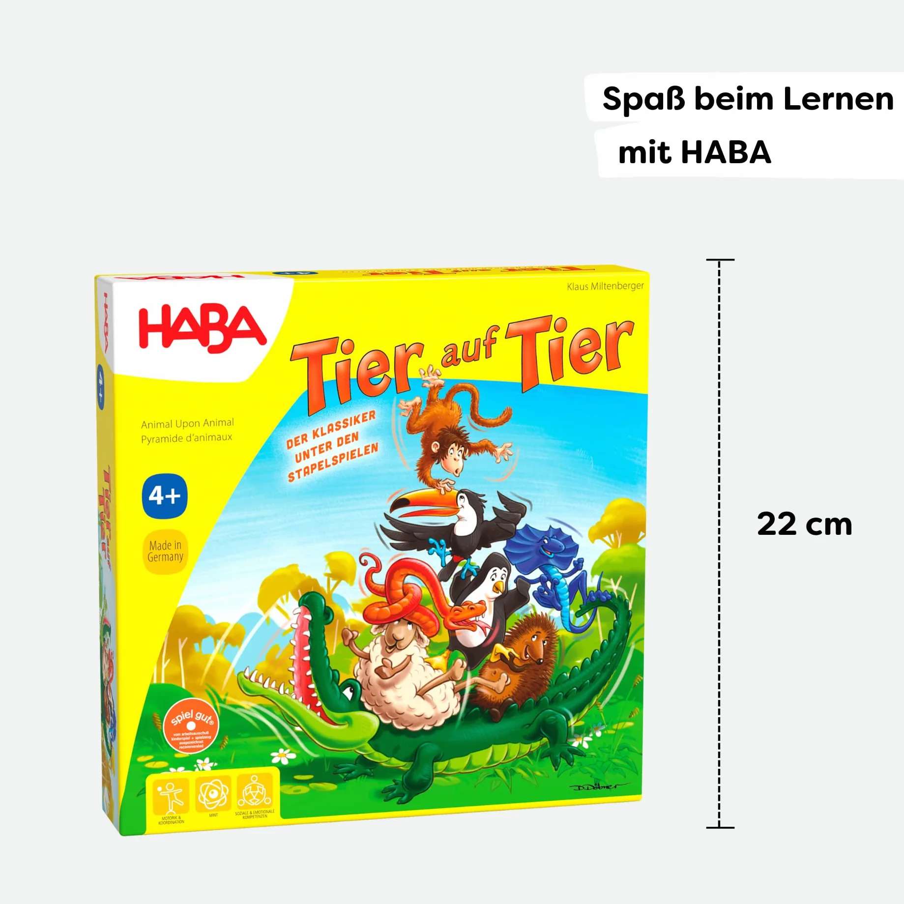 Haba Tier auf Tier Juego Infantil para apilar Animales