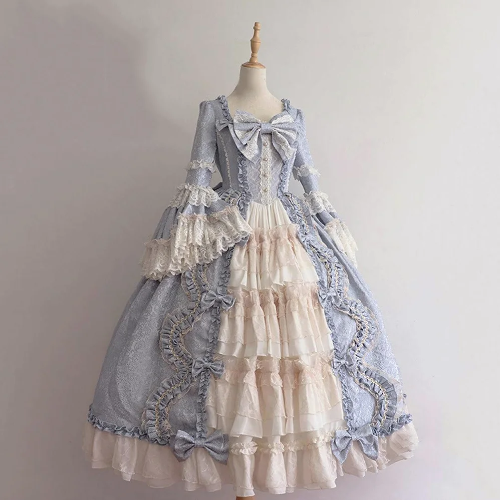 Disfraz Mujer Barato Vestido Medieval para Mujer con Mangas Trompeta Disfraz de Fiesta para Mujer Disfraz Bruja de Mujer Maxi Vestido de Carnaval