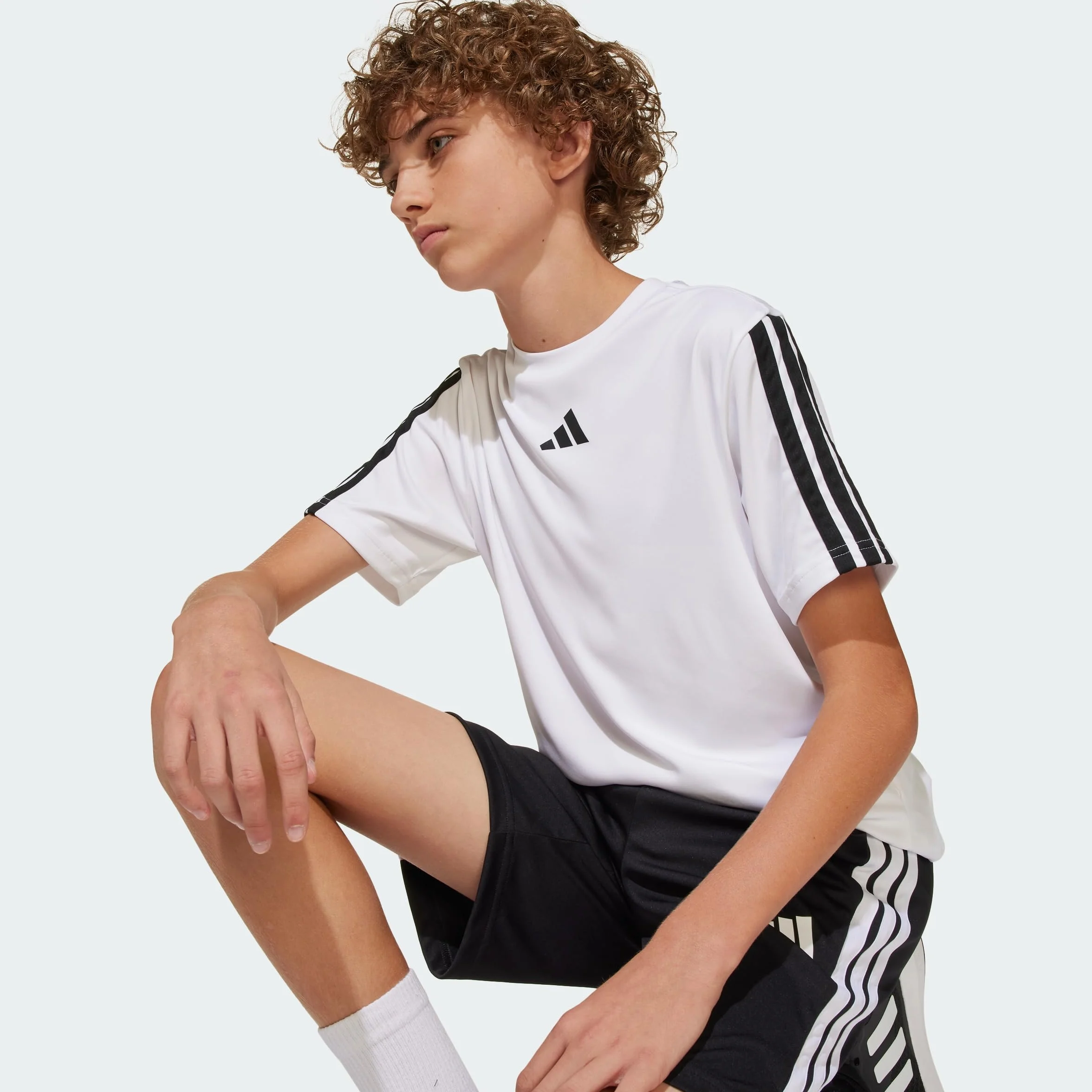Adidas 3 Stripes Camiseta Manga Corta Niños