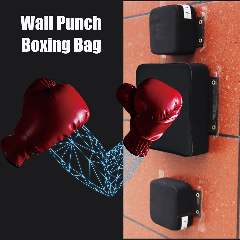 GLOGLOW Fighter Fitness Saco de Boxeo de Entrenamiento Cuadrado Focus Target Soft Pad