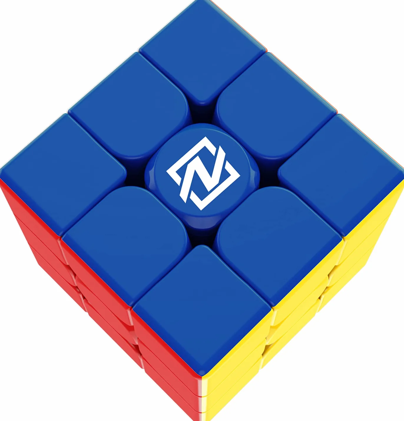 Nexcube 3x3 Clásico. El Cubo para Speedcubers. Máxima Velocidad. Sin Pegatinas. Con posicionamiento preciso y sistema de doble ajuste, multicolor