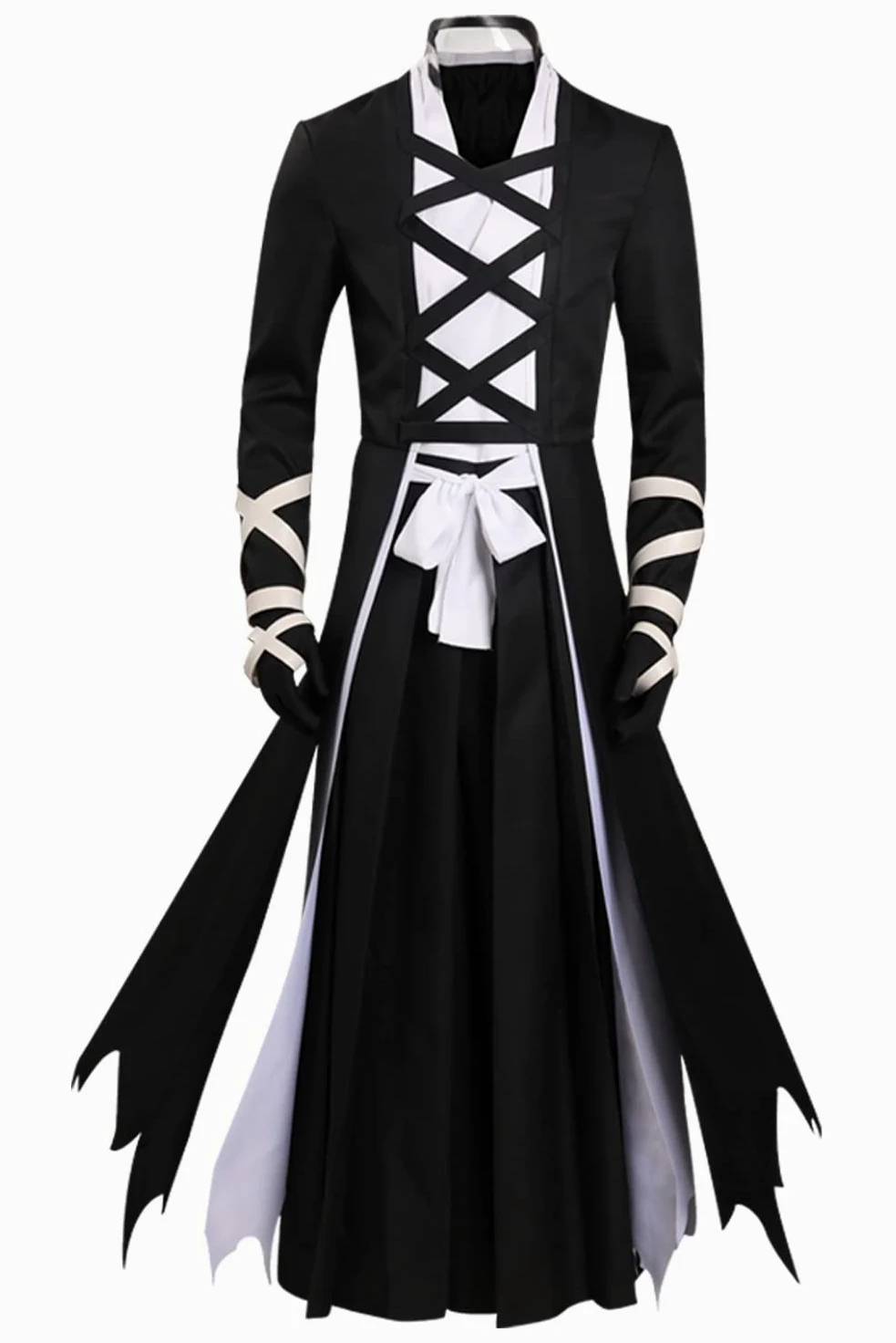 Kurosaki ichigo Cosplay Disfraz Anime Kimono Traje Kurosaki Ichigo Disfraz Negro Samurai Espadachín Halloween Carnaval