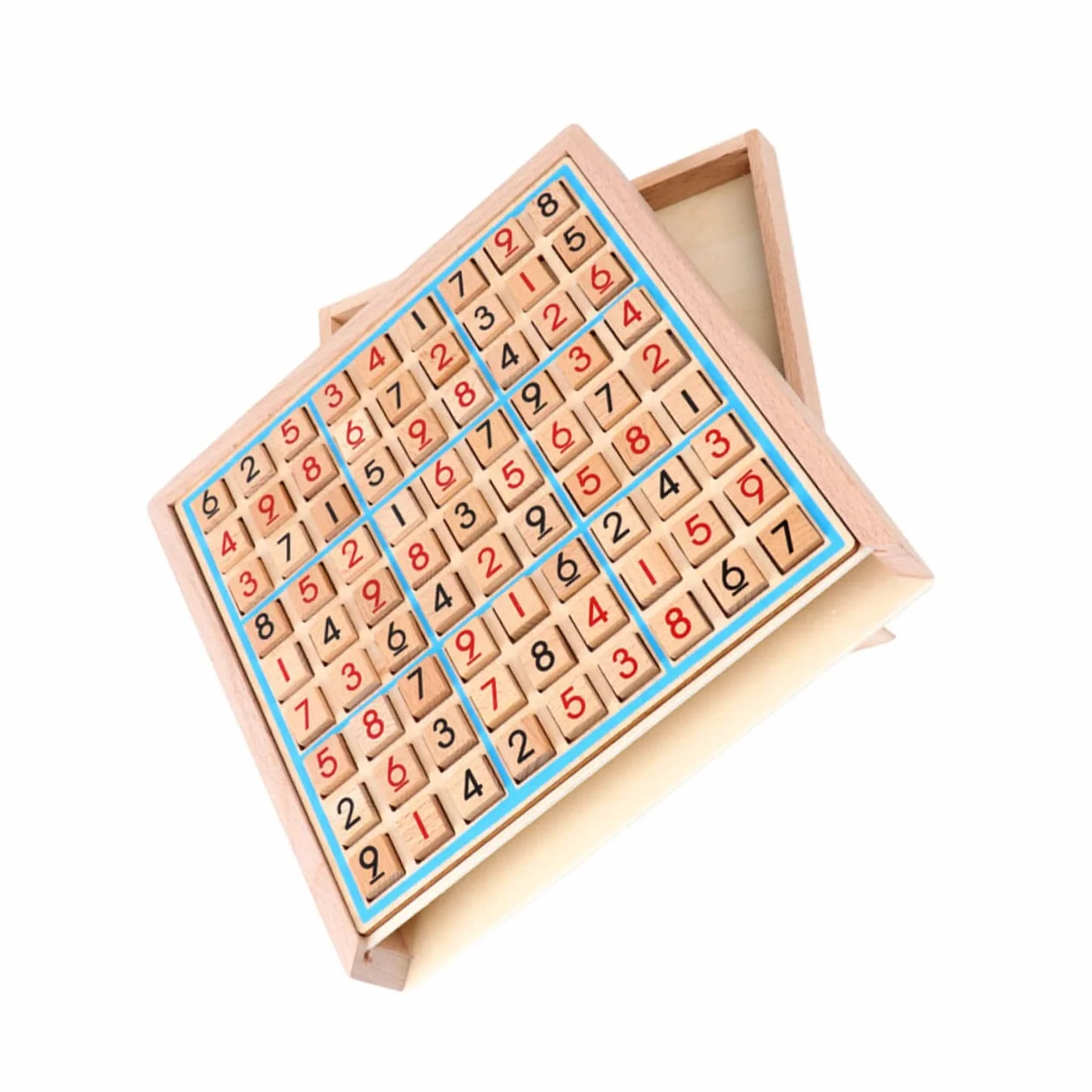 Genérico 1 Juego Sudoku De Madera Juegos Juguetes Educativos Juguete De Sudoku De Matemáticas De para De Educación Temprana Aritmético