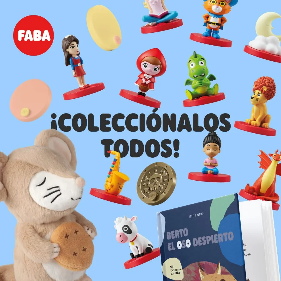 FABA Personaje Sonoro – Música clásica de Piano – Musica, Canciones y Sonidos, para niños y niñas 0-1 años, Reproducción con el Cuentacuentos y FABA+, Juguete Educativo, versión en español