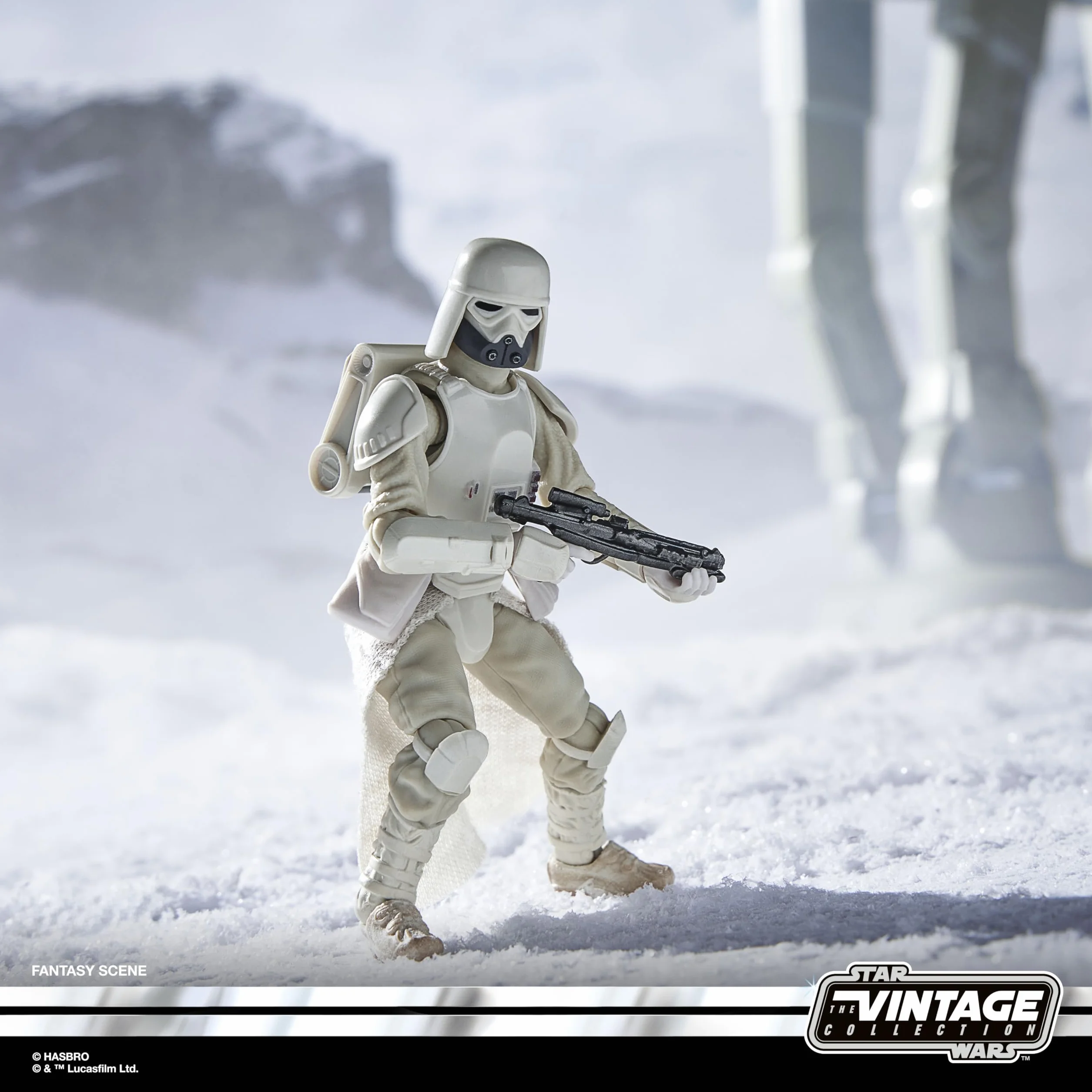 Star Wars La colección Vintage, Imperial Remnant Snowtrooper, The Mandalorian and Grogu, Figura Premium de 9,5 cm