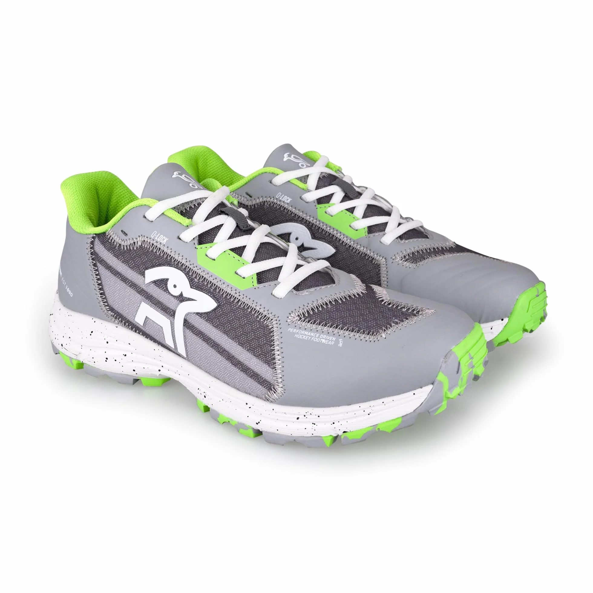 Kookaburra Edge Zapato de Hockey Ligero Cordones Q Lock Agarre Elite