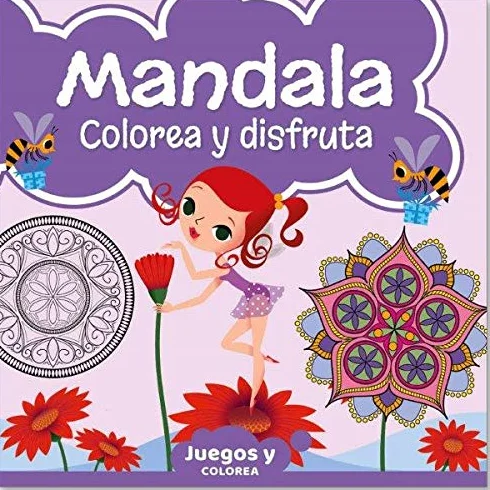 Mandala junior colorea y disfruta 02 (JUEGOS Y COLOREA)