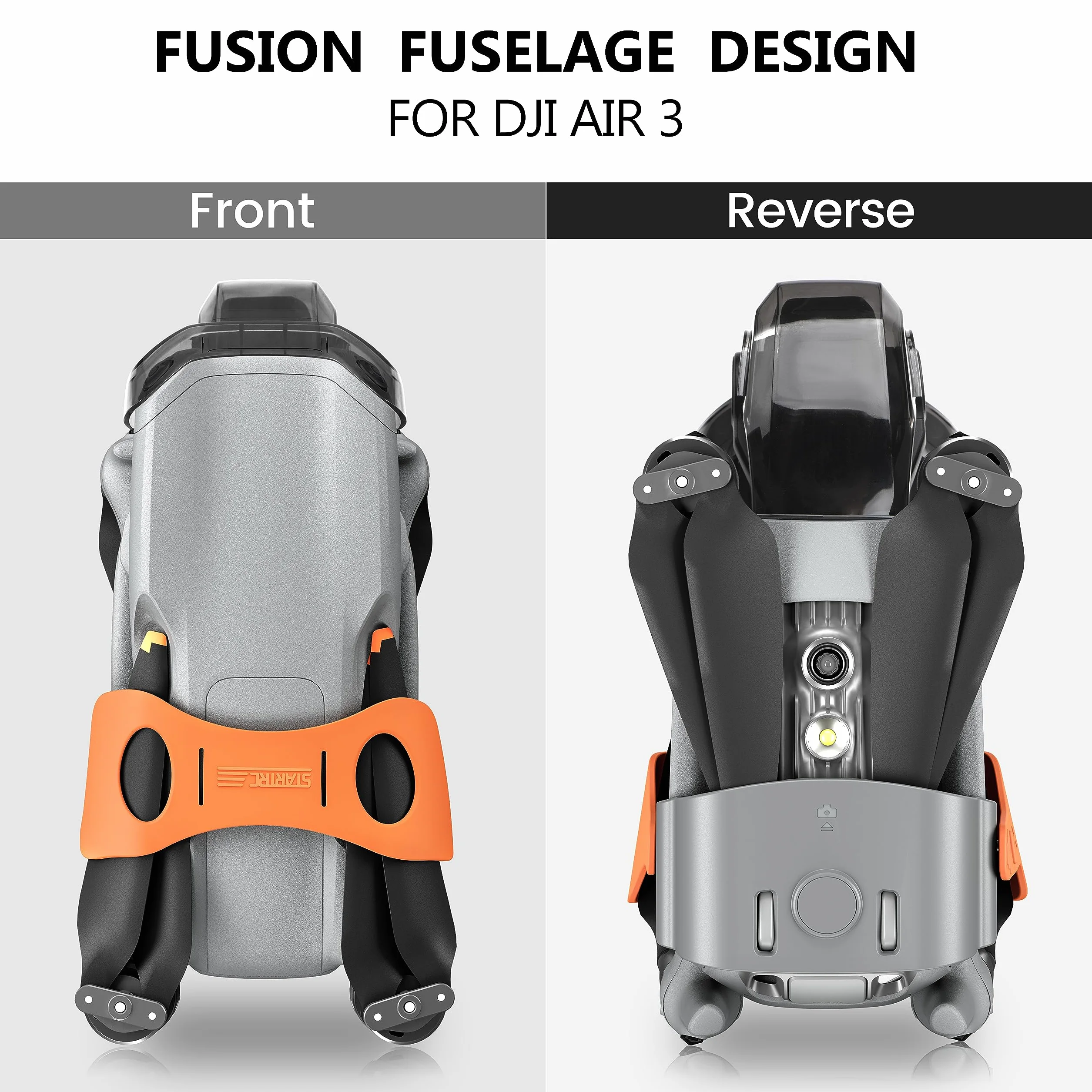 STARTRC Protección para accesorios DJI Air 3S/Air 3, fijador y soporte de hélice, protector actualizado (naranja)