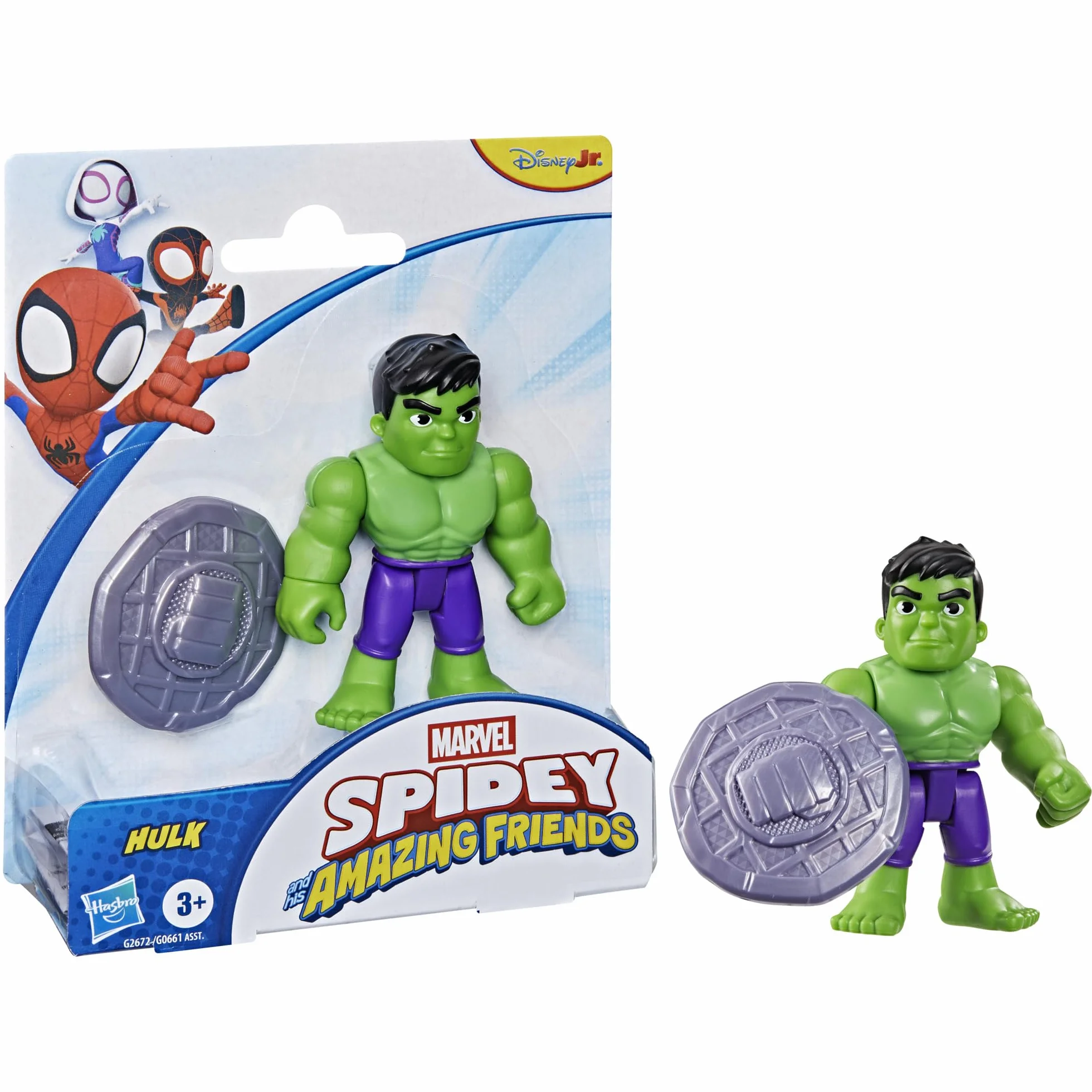 Marvel Spidey and His Amazing Friends Hulk Figura de acción