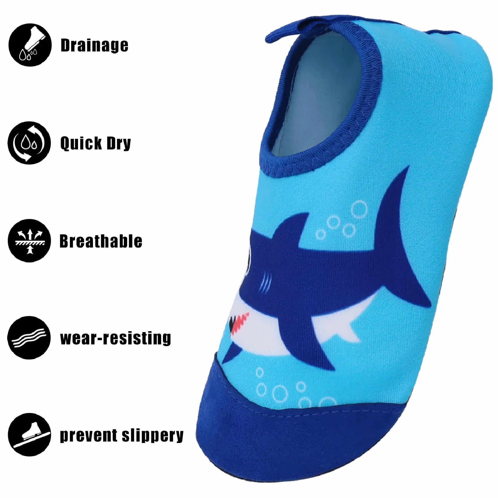 Escarpines Niño Niña Zapatillas de Agua Playa Secado Rápido Calcetines Piscina Zapatos Bebe Calzado Descalzo Surf Buceo Natación