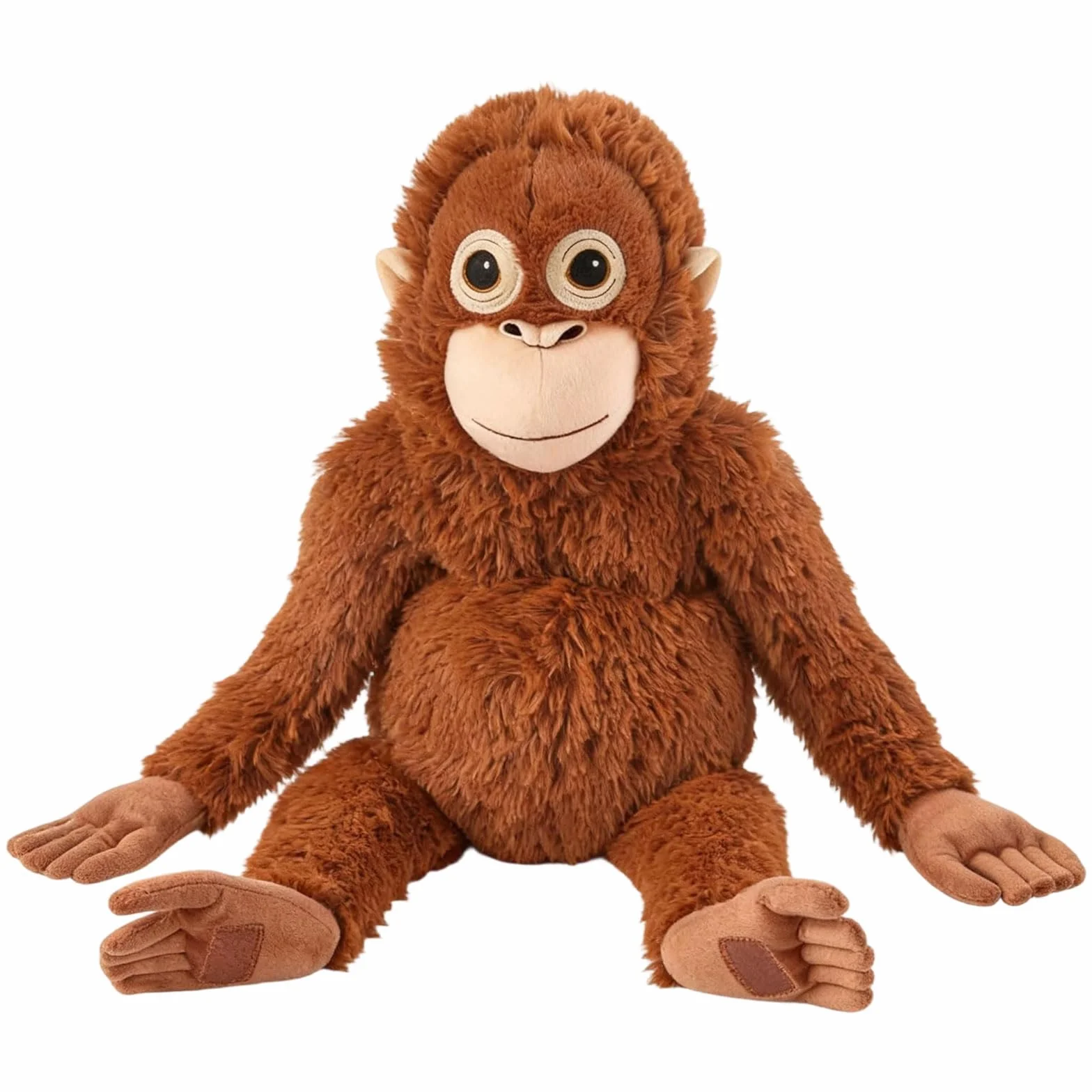 Punch Monkey Peluche, Peluche de orangután Grande de 66 cm, Manos MagnéTicas Mono de Peluche, Lavable y Seguro para niños,Peluche de Apoyo Emocional para Niños y Adultos