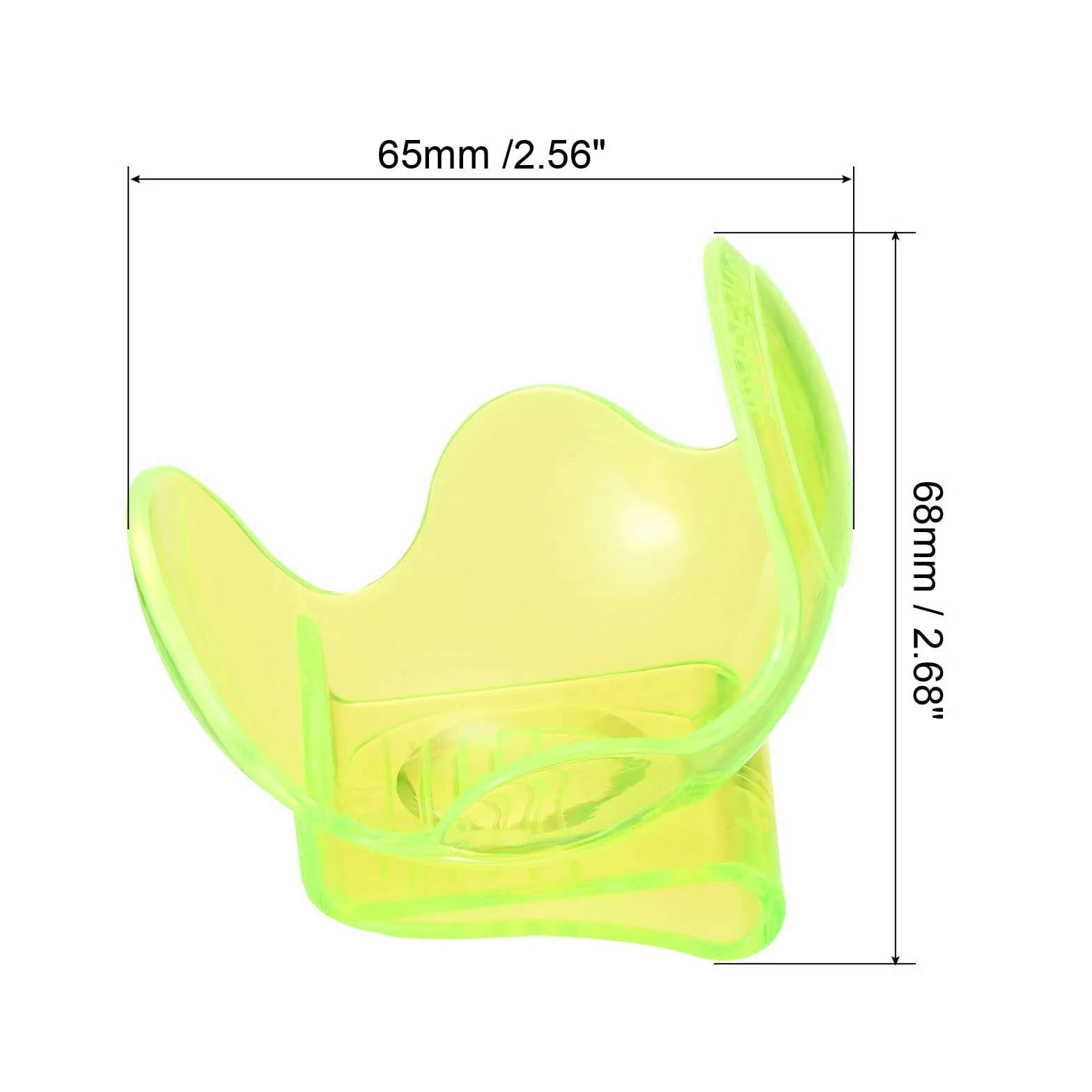 PATIKIL Clip de Cintura para Pelotas de Tenis, Pack de 3, ABS, Amarillo Fluorescente