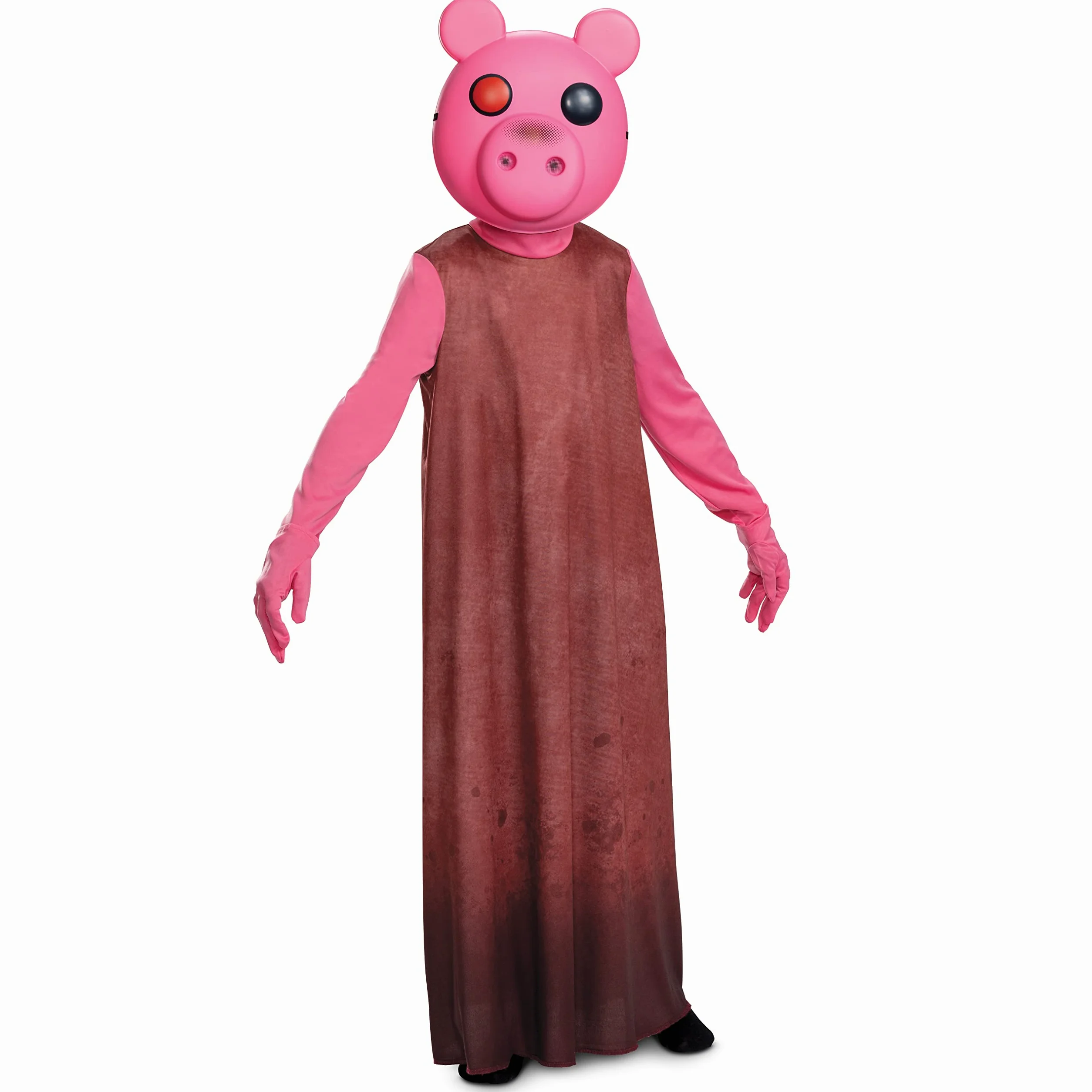 Disguise Disfraz de cerdito para niños, disfraz oficial de videojuegos y máscara, talla (10-12)