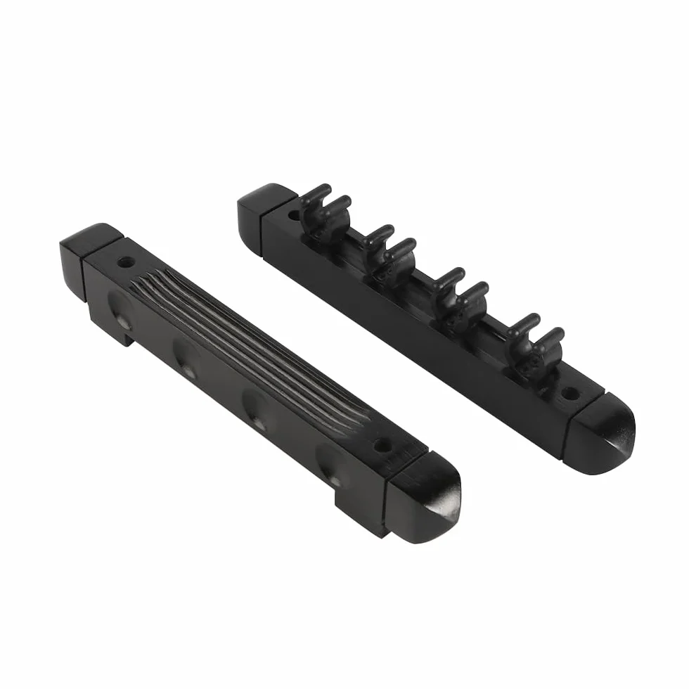 Sarini Soporte de Pared para Tacos de Billar 4 Tacos Negro