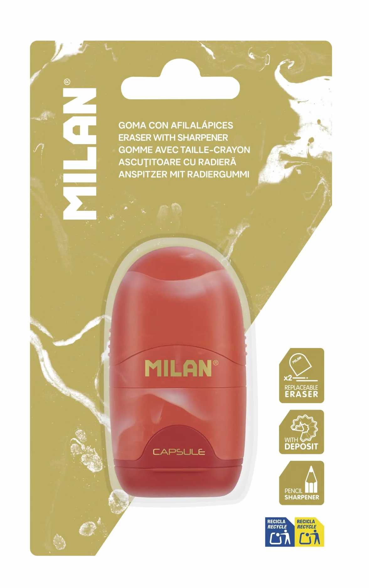 MILAN® Blíster afilaborra CAPSULE Lava