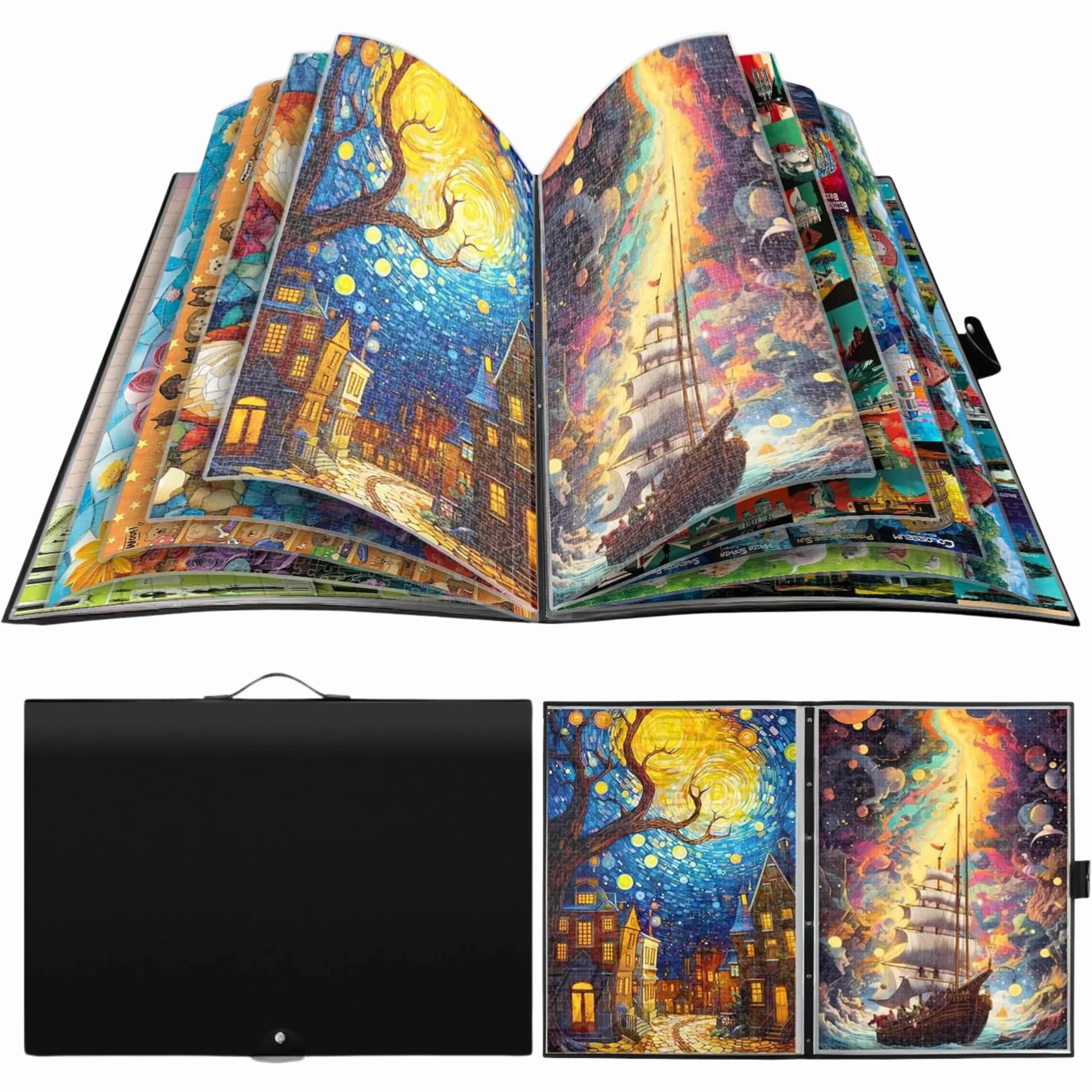 Carpeta de almacenamiento de Puzzles 1000 Piezas Capacidad 20