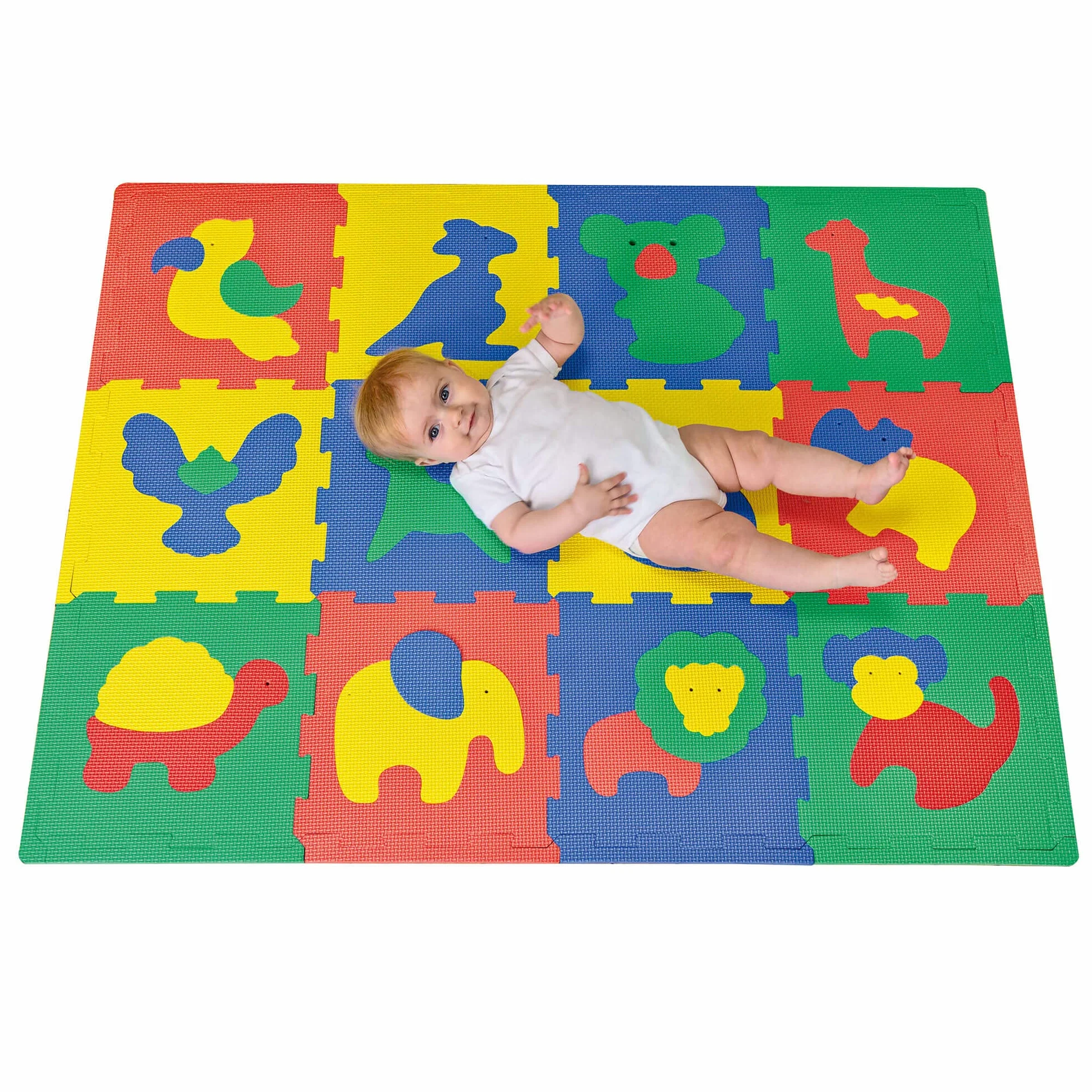 Hakuna Matte Elegante Alfombra Rompecabezas para bebé 1,2x0,9m Animales de Safari