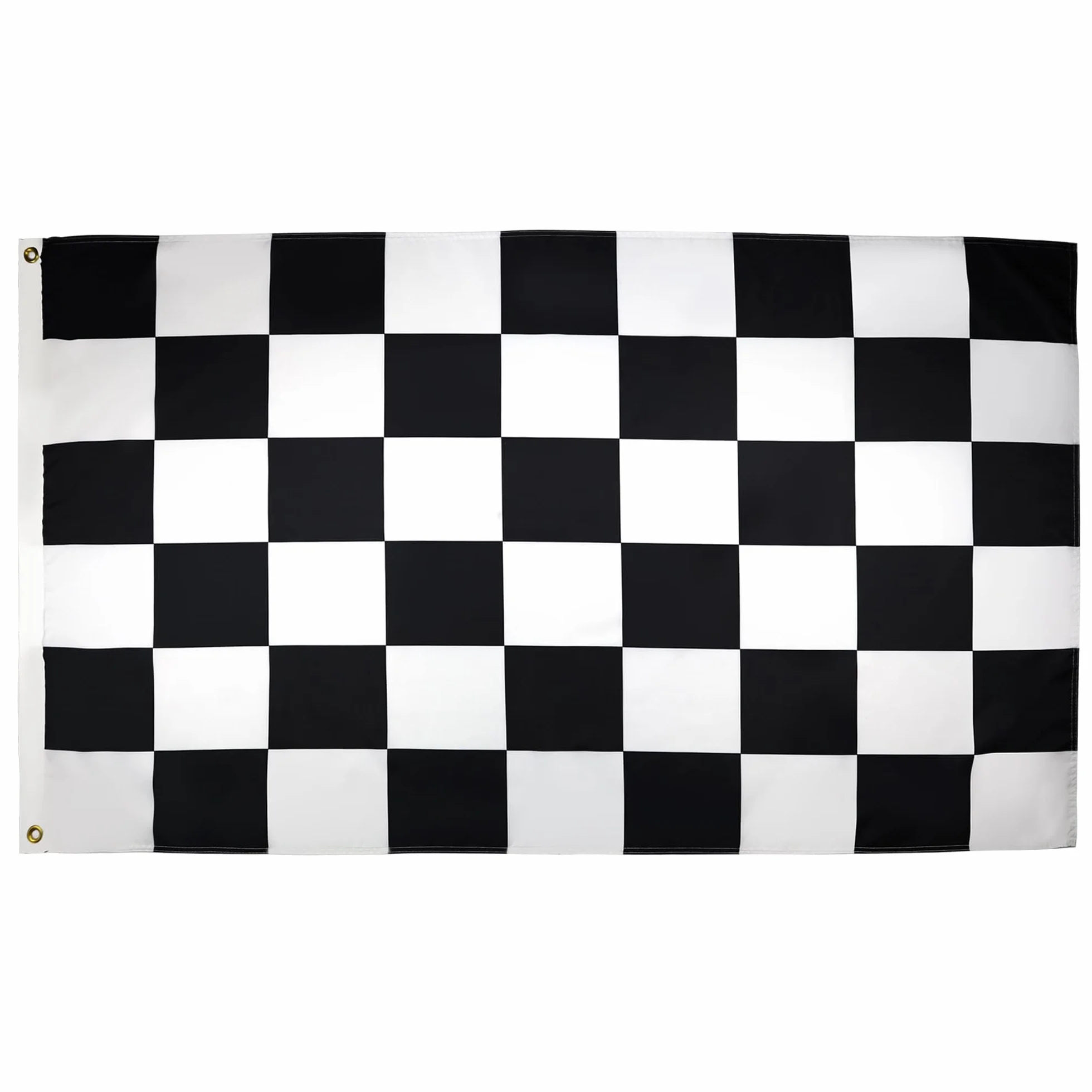 Banderas de carreras de autos 150x90 cm A Cuadros negros y blancos