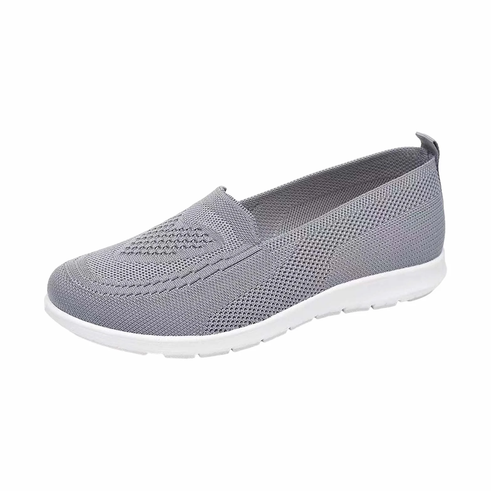 HOOUDO Zapatos Ortopedicos Mujer Deportivos Sin Cordones Antideslizantes Fascitis Plantar