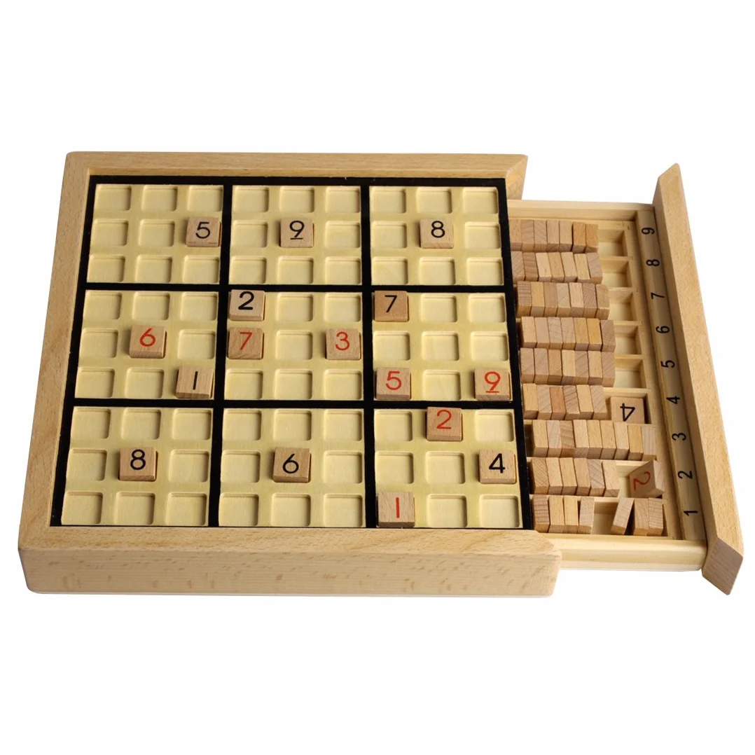 Andux Zone Sudoku Puzzle con Cajón SD-02 Negro