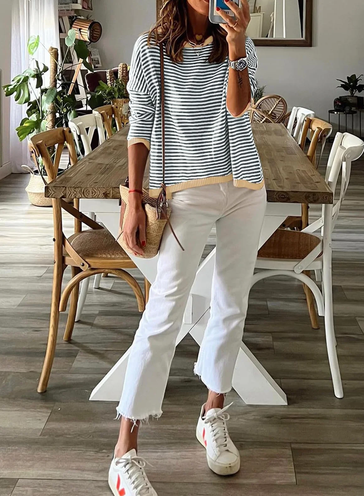 Cuptacc Sudadera Mujer Manga Larga Cuello Redondo Algodón, Beigerrot